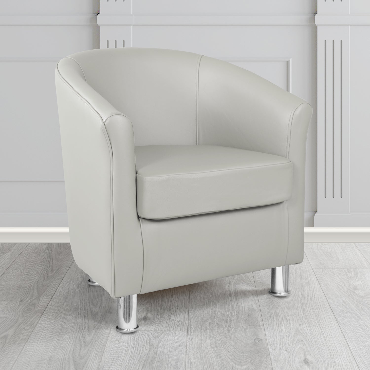 Como Tub Chair in Crest Leather Vele Crib 5 Genuine Leather