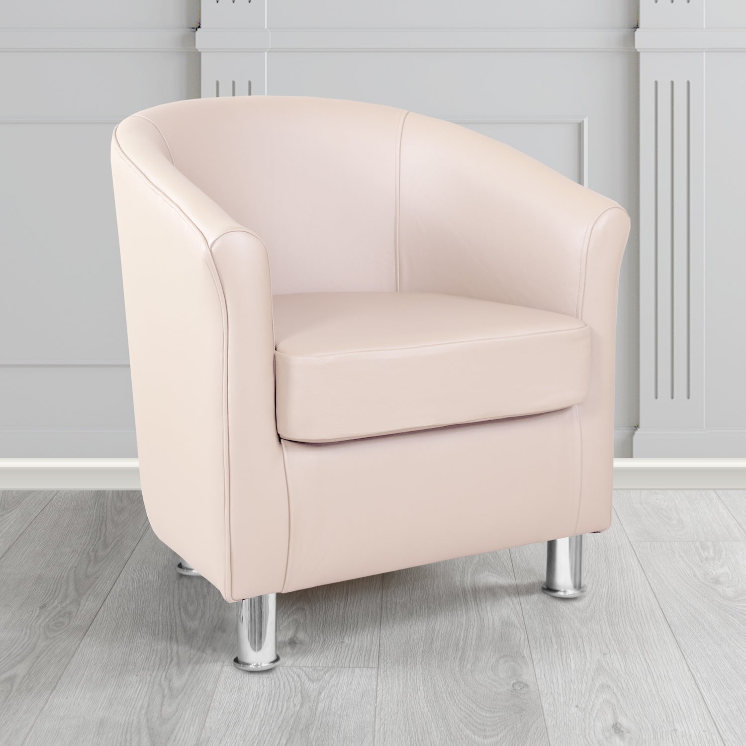 Como Tub Chair in Crest Leather Vele Crib 5 Genuine Leather