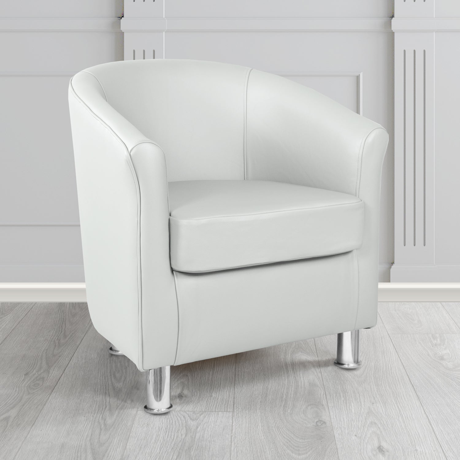 Como Tub Chair in Crest Leather Vele Crib 5 Genuine Leather