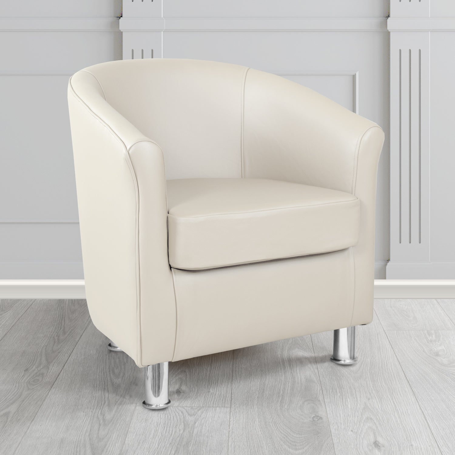 Como Tub Chair in Crest Leather Vele Crib 5 Genuine Leather
