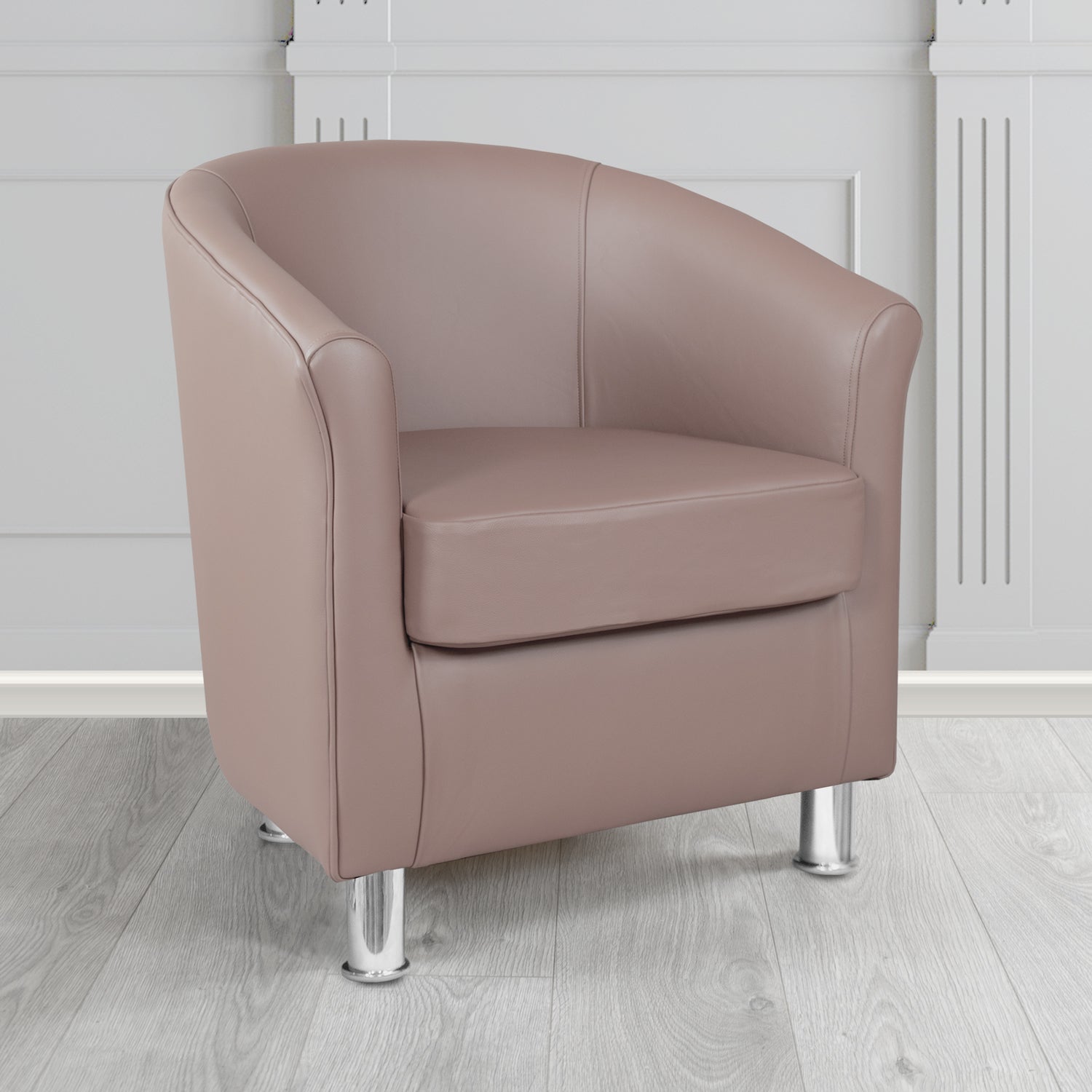 Como Tub Chair in Crest Leather Vele Crib 5 Genuine Leather