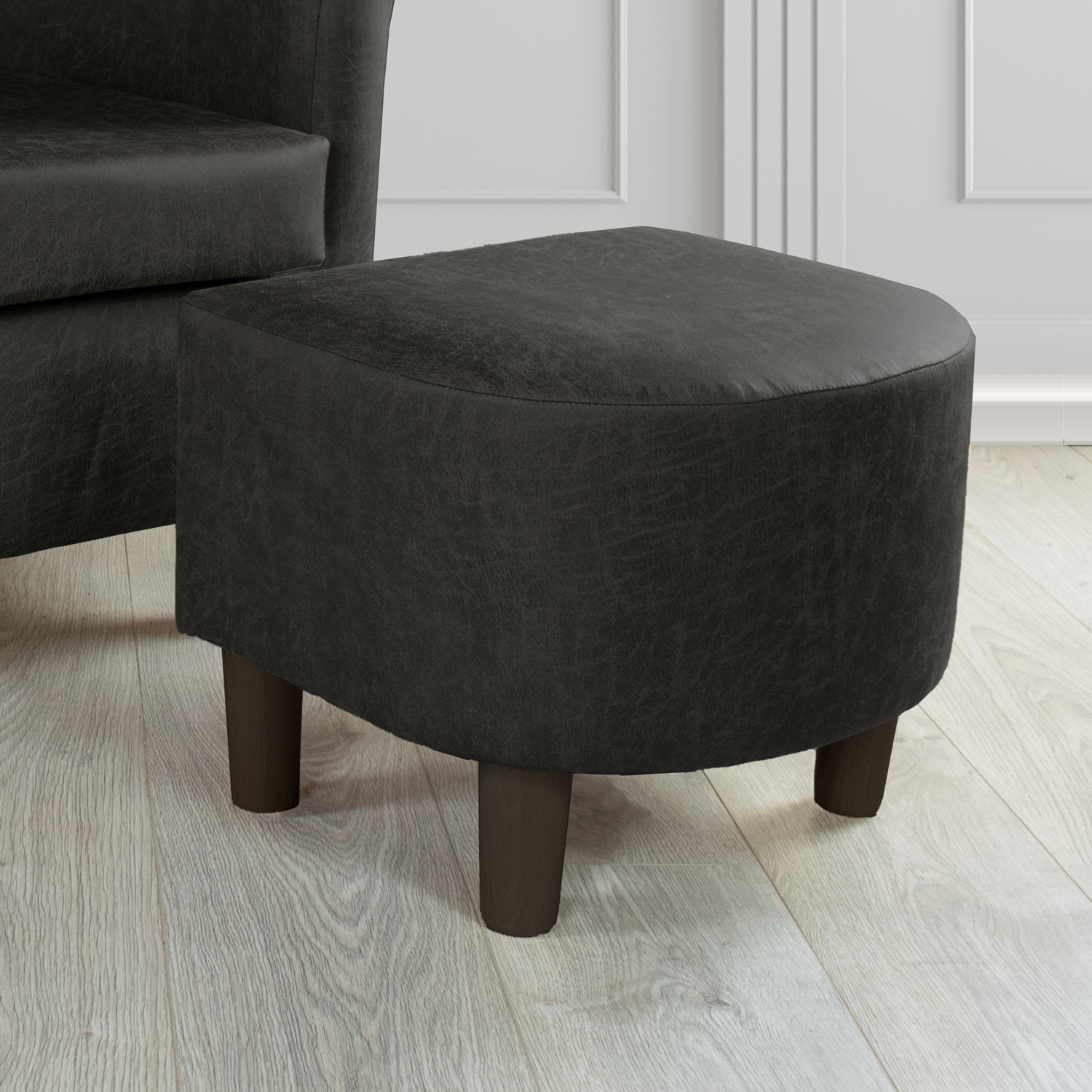 Tuscany Footstool in Tubz Nevada Faux Leather