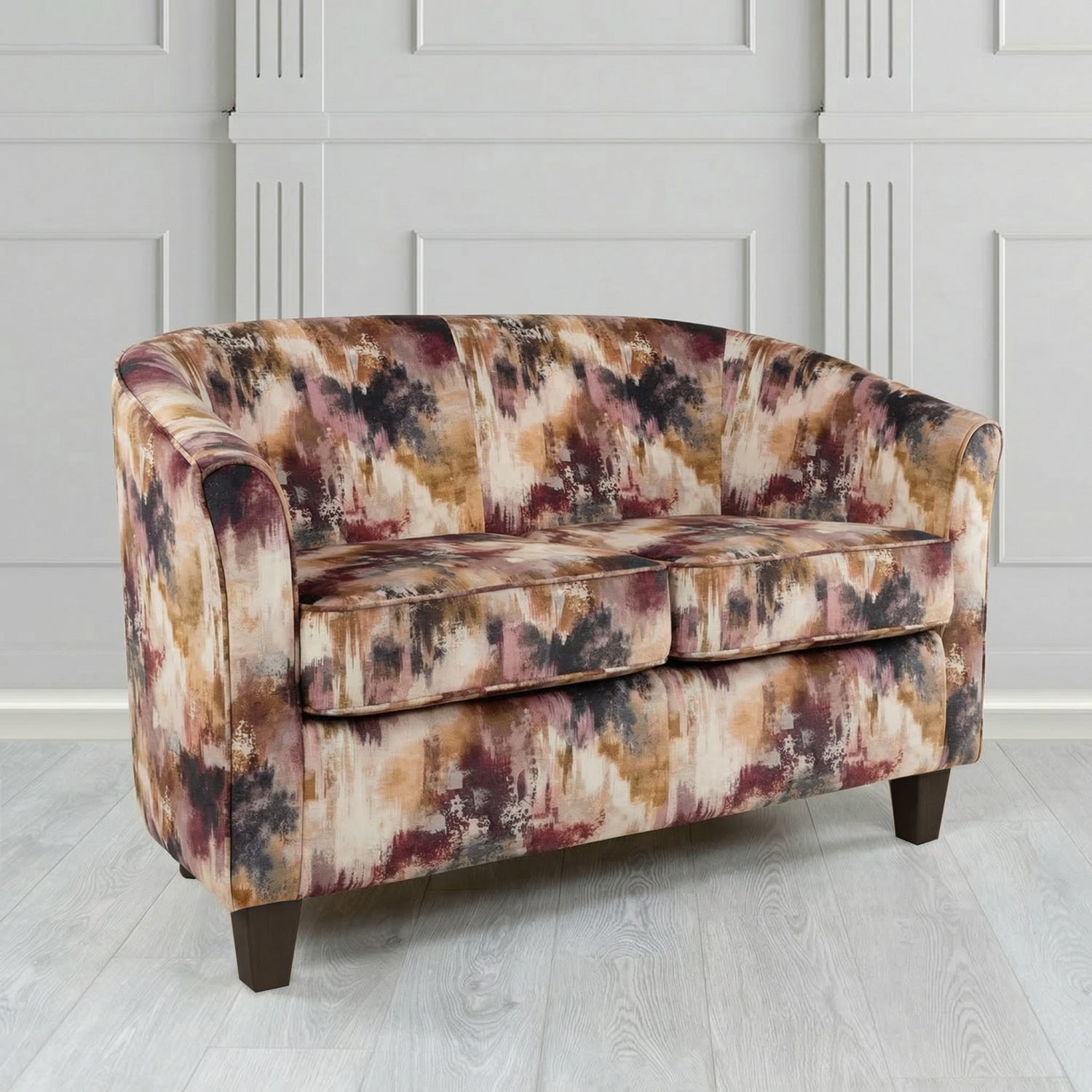 Devon 2 Seater Tub Sofa in Fryett's Kala Abstract Fabric