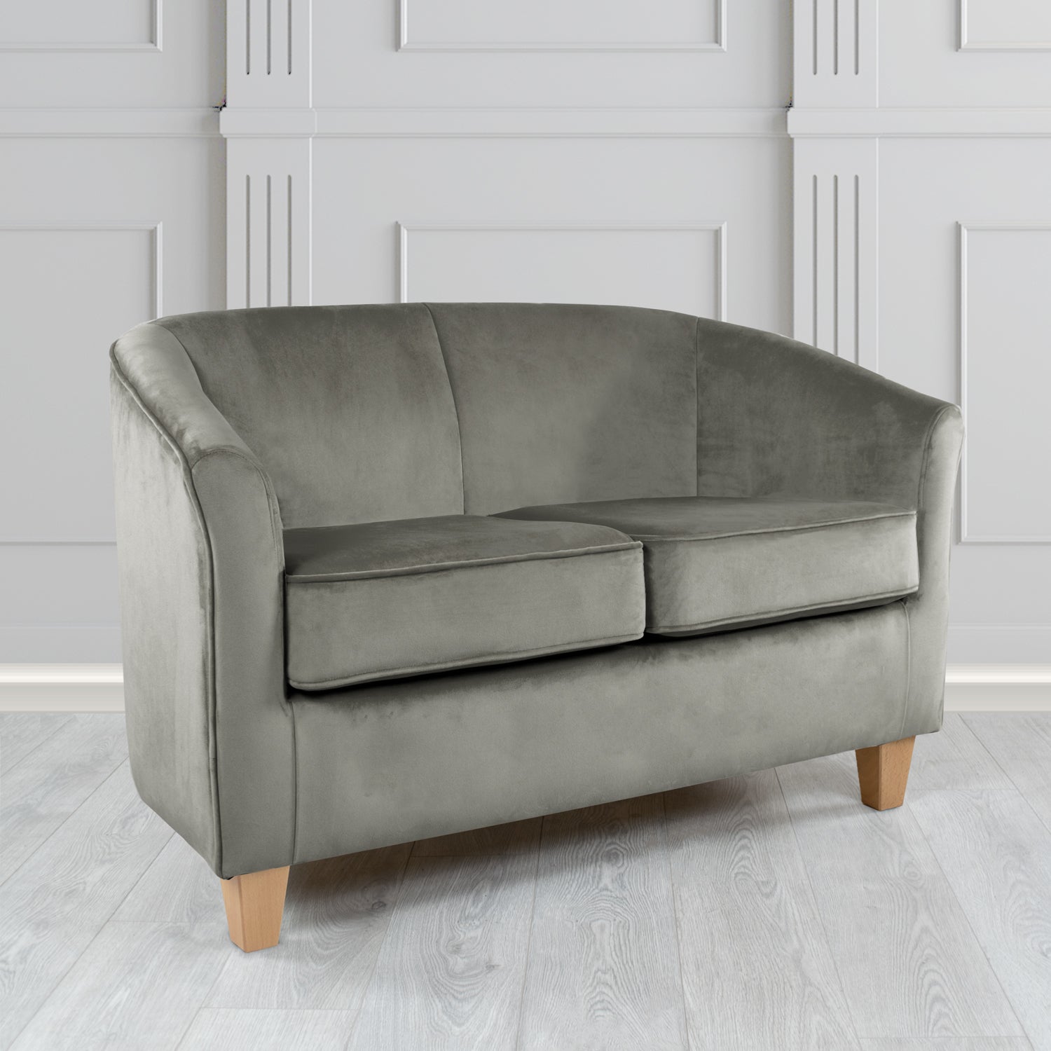 Devon 2 Seater Tub Sofa in Tubz Monaco Velvet Fabric