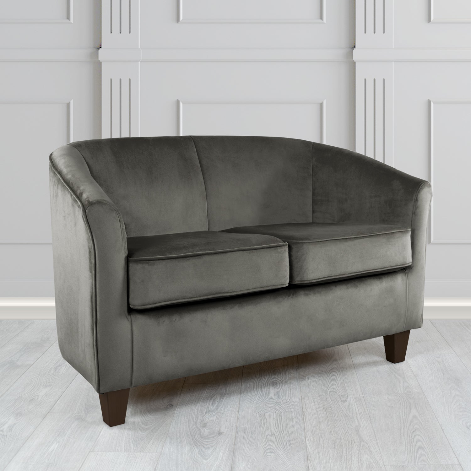 Devon 2 Seater Tub Sofa in Tubz Monaco Velvet Fabric