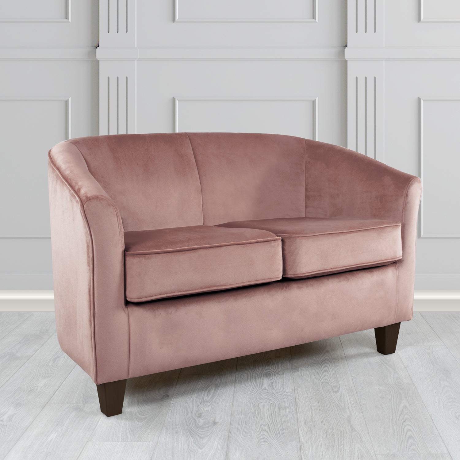 Devon 2 Seater Tub Sofa in Tubz Monaco Velvet Fabric