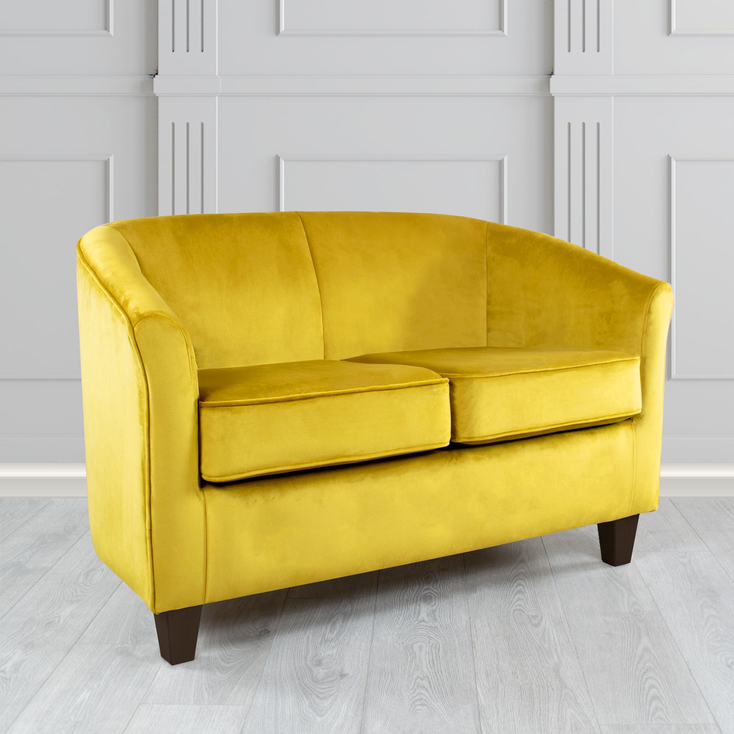 Devon 2 Seater Tub Sofa in Tubz Monaco Velvet Fabric