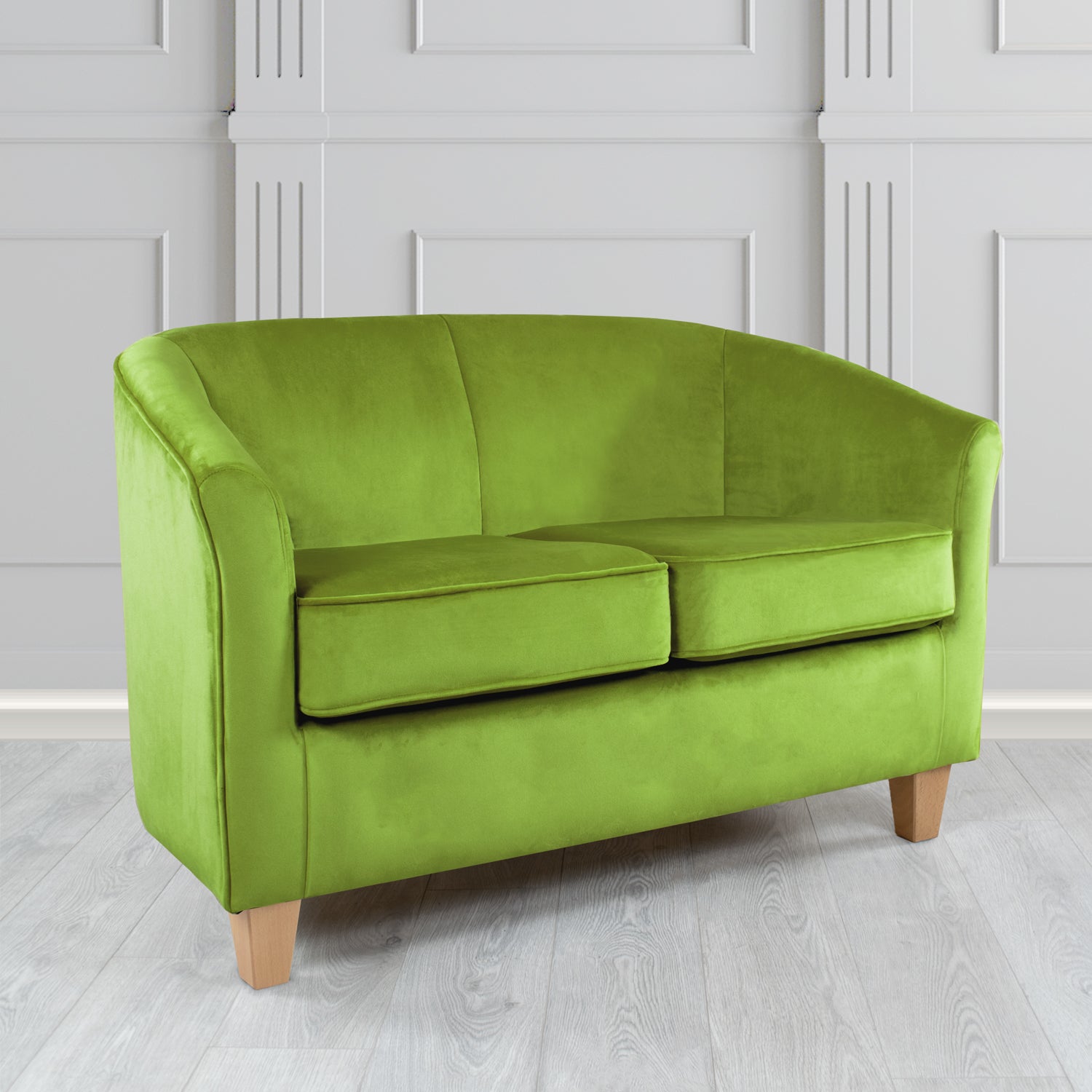 Devon 2 Seater Tub Sofa in Tubz Monaco Velvet Fabric