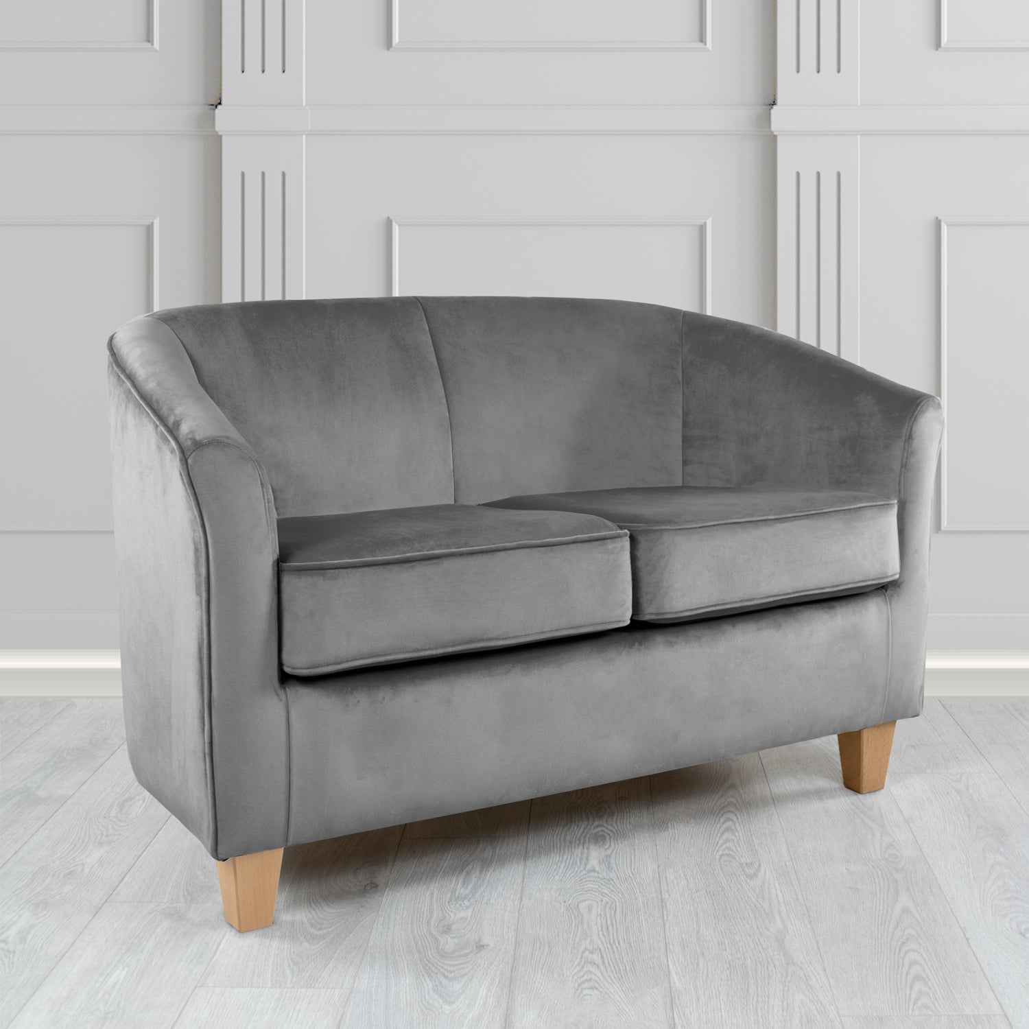 Devon 2 Seater Tub Sofa in Tubz Monaco Velvet Fabric