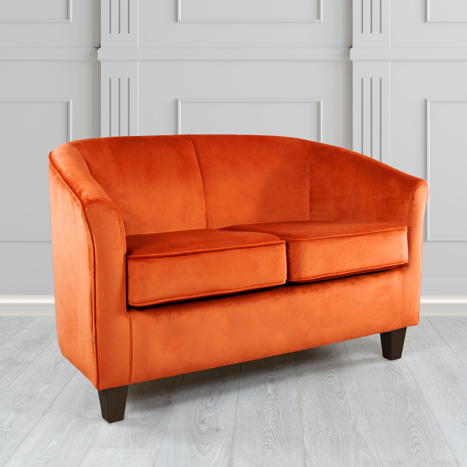 Devon 2 Seater Tub Sofa in Tubz Monaco Velvet Fabric