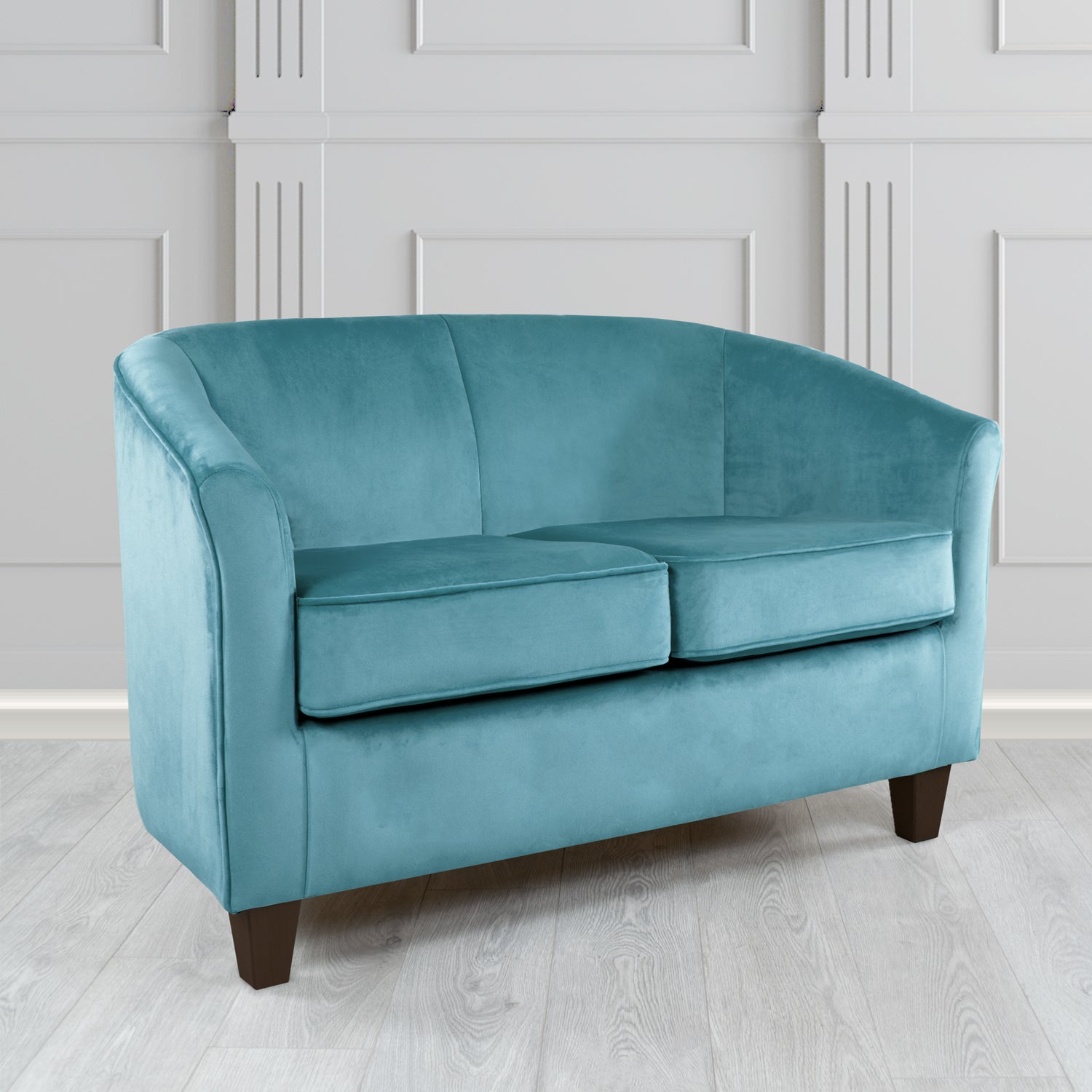 Devon 2 Seater Tub Sofa in Tubz Monaco Velvet Fabric