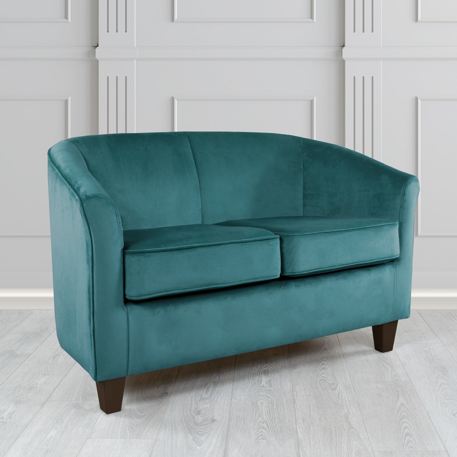 Devon 2 Seater Tub Sofa in Tubz Monaco Velvet Fabric