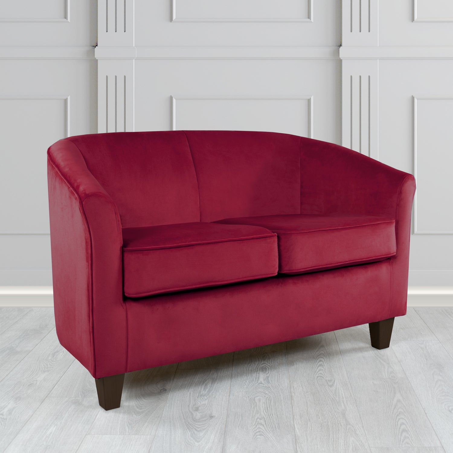 Devon 2 Seater Tub Sofa in Tubz Monaco Velvet Fabric