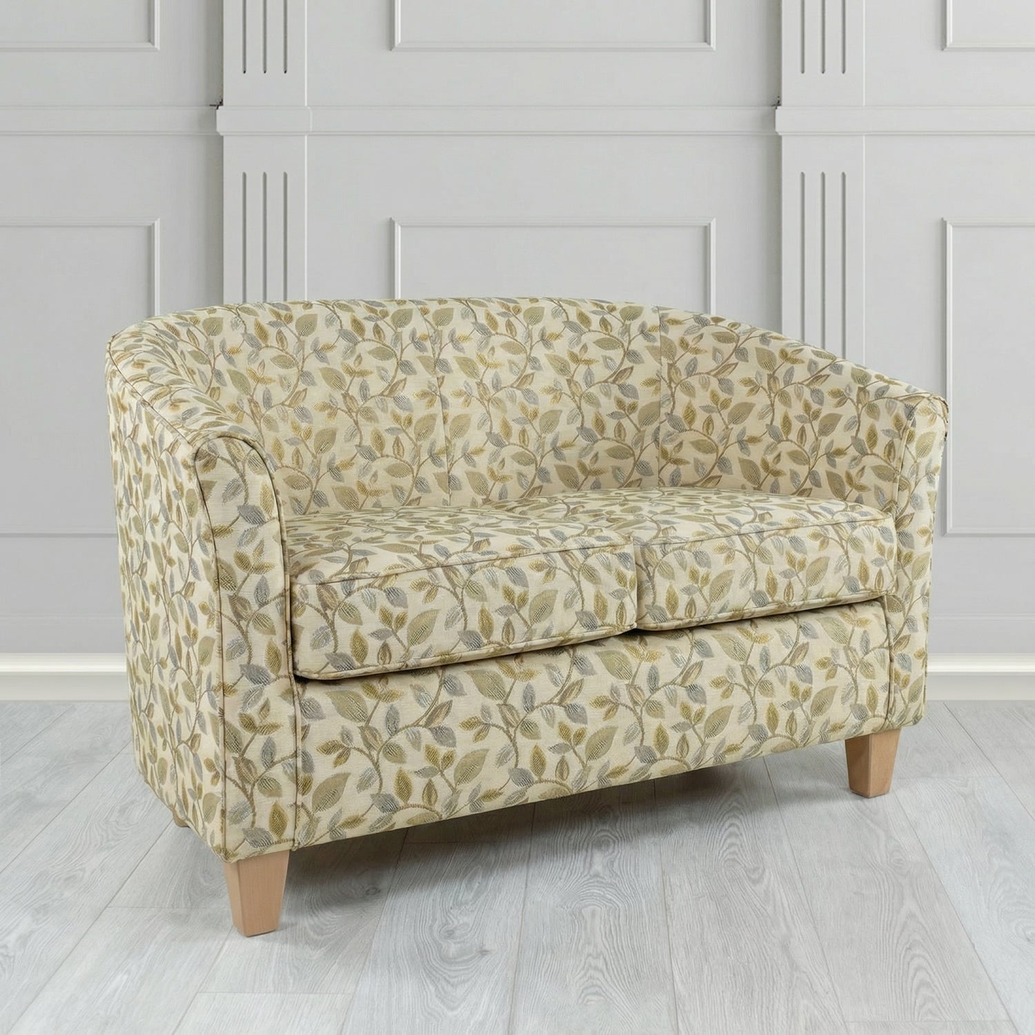 Devon 2 Seater Tub Sofa in Porter and Stone Vercelli Floral Fabric