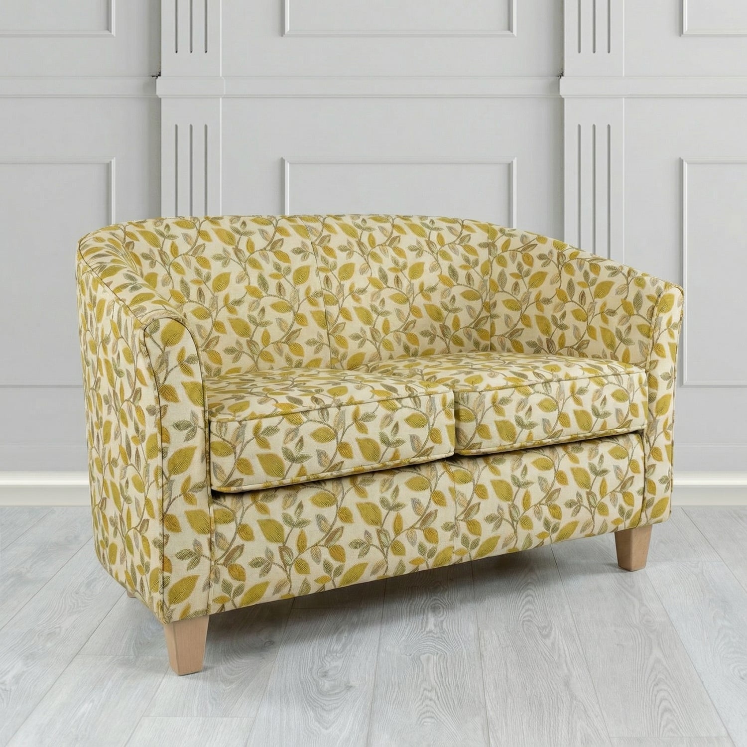 Devon 2 Seater Tub Sofa in Porter and Stone Vercelli Floral Fabric