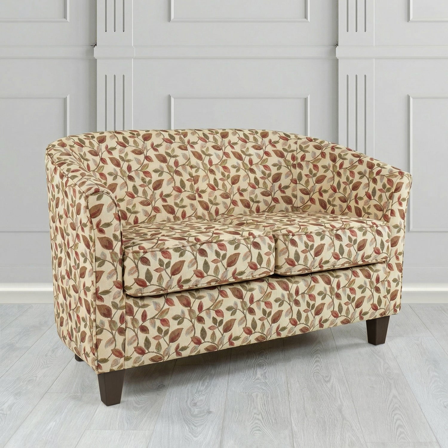 Devon 2 Seater Tub Sofa in Porter and Stone Vercelli Floral Fabric