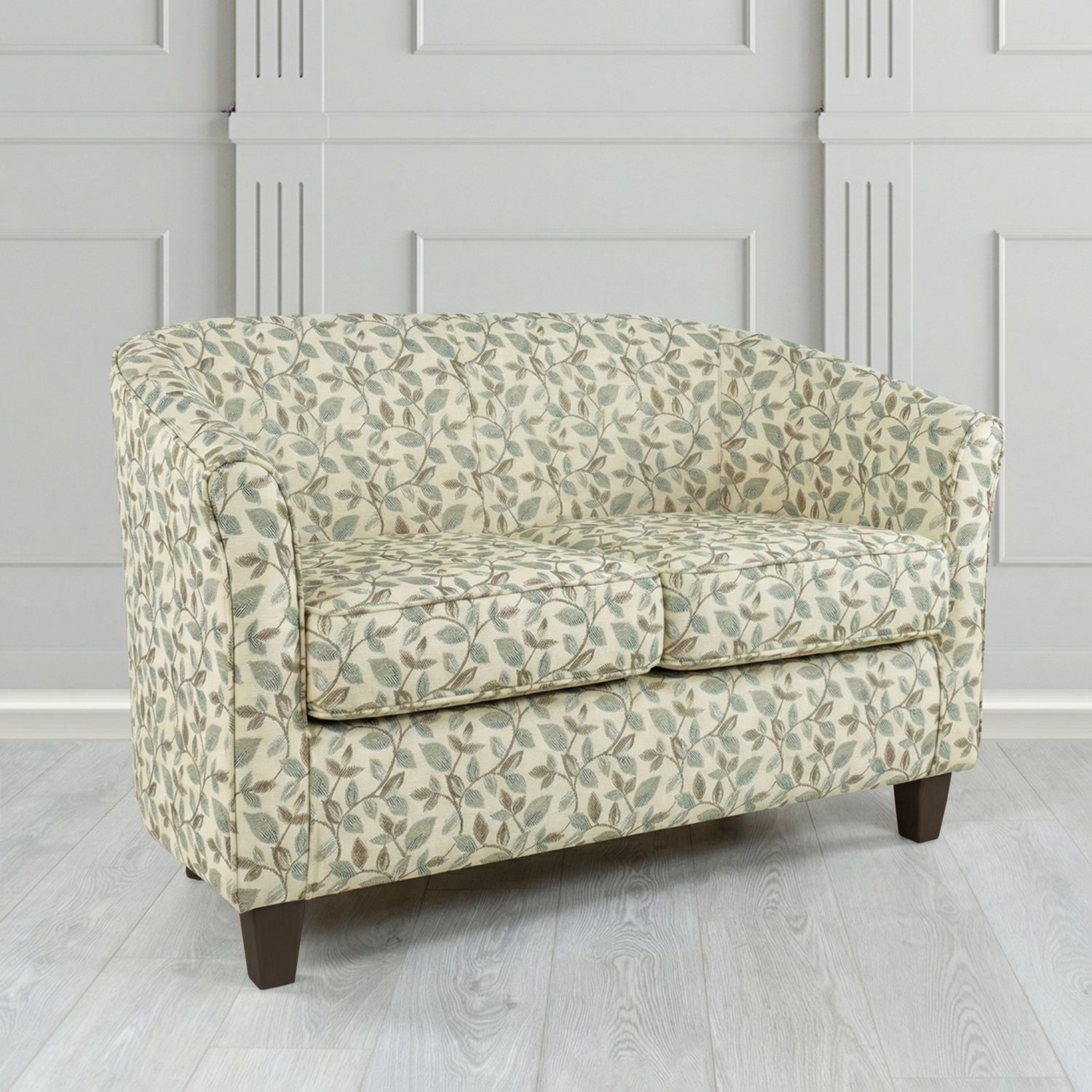 Devon 2 Seater Tub Sofa in Porter and Stone Vercelli Floral Fabric