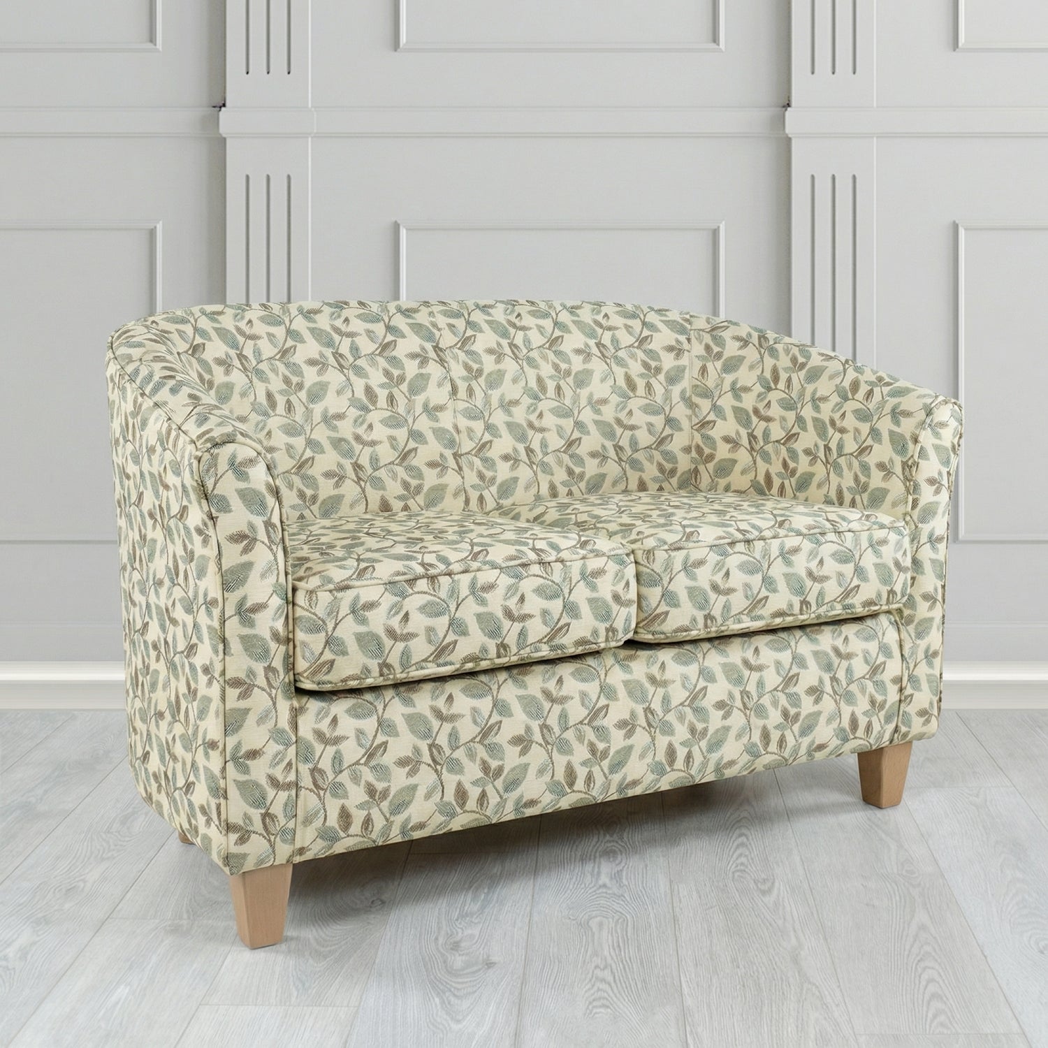 Devon 2 Seater Tub Sofa in Porter and Stone Vercelli Floral Fabric