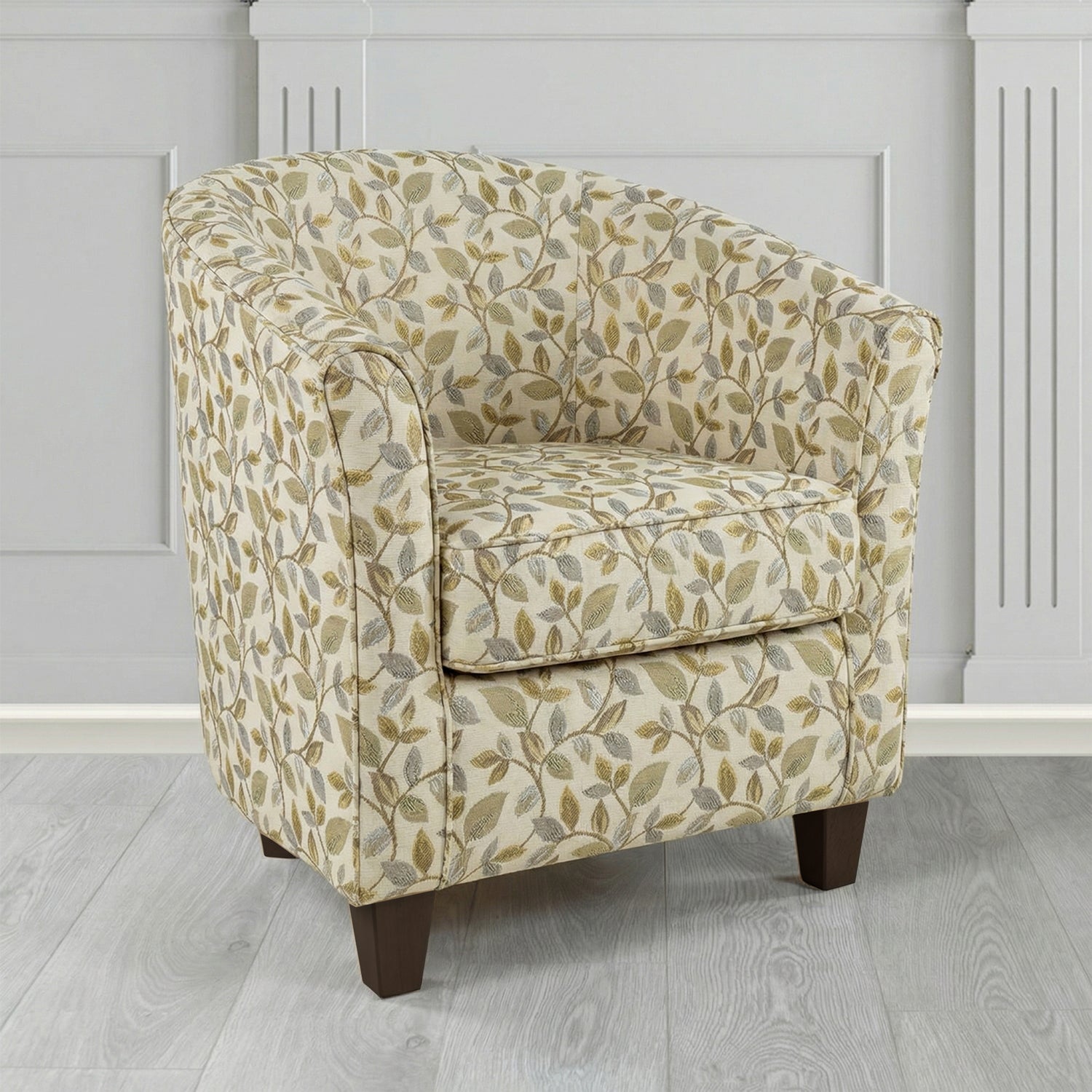 Devon Tub Chair in Porter and Stone Vercelli Floral Fabric