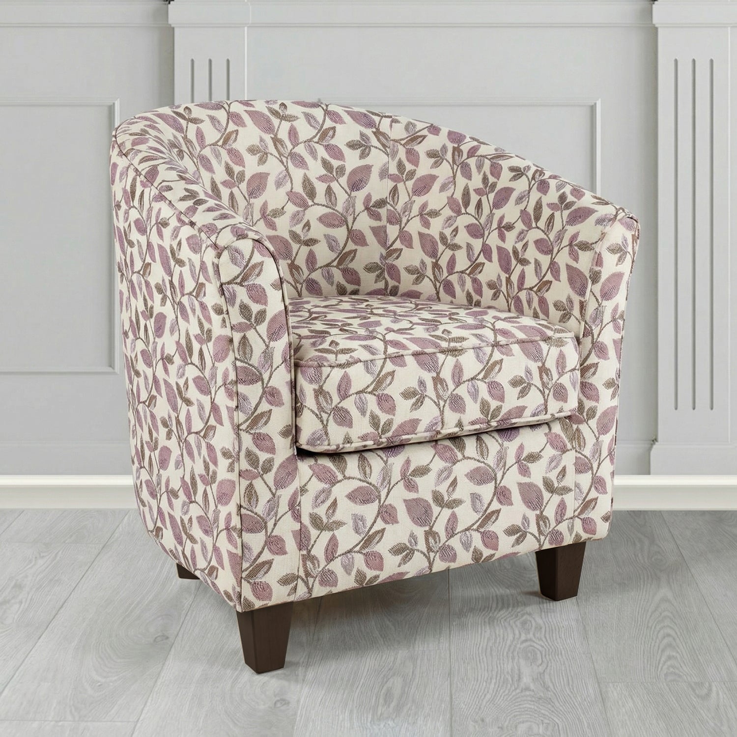 Devon Tub Chair in Porter and Stone Vercelli Floral Fabric