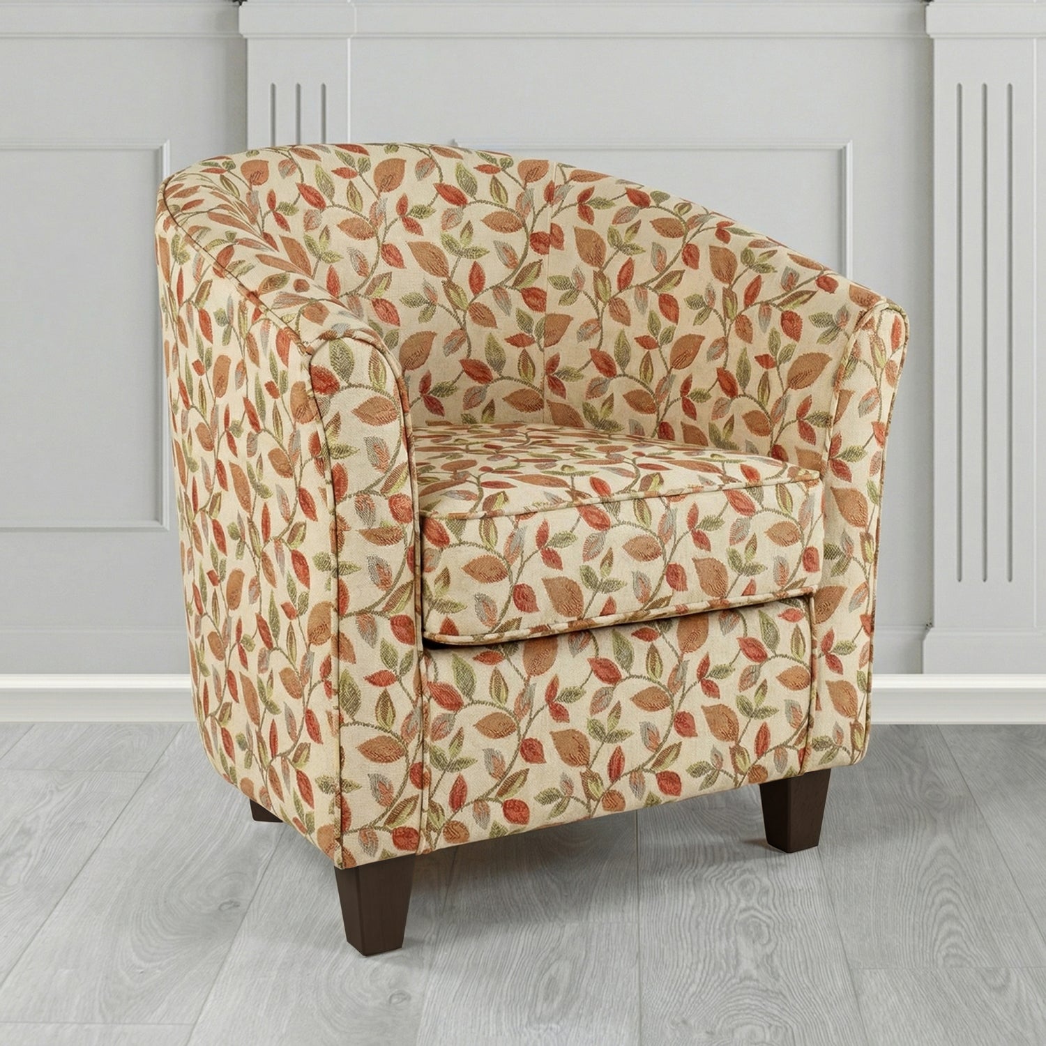 Devon Tub Chair in Porter and Stone Vercelli Floral Fabric