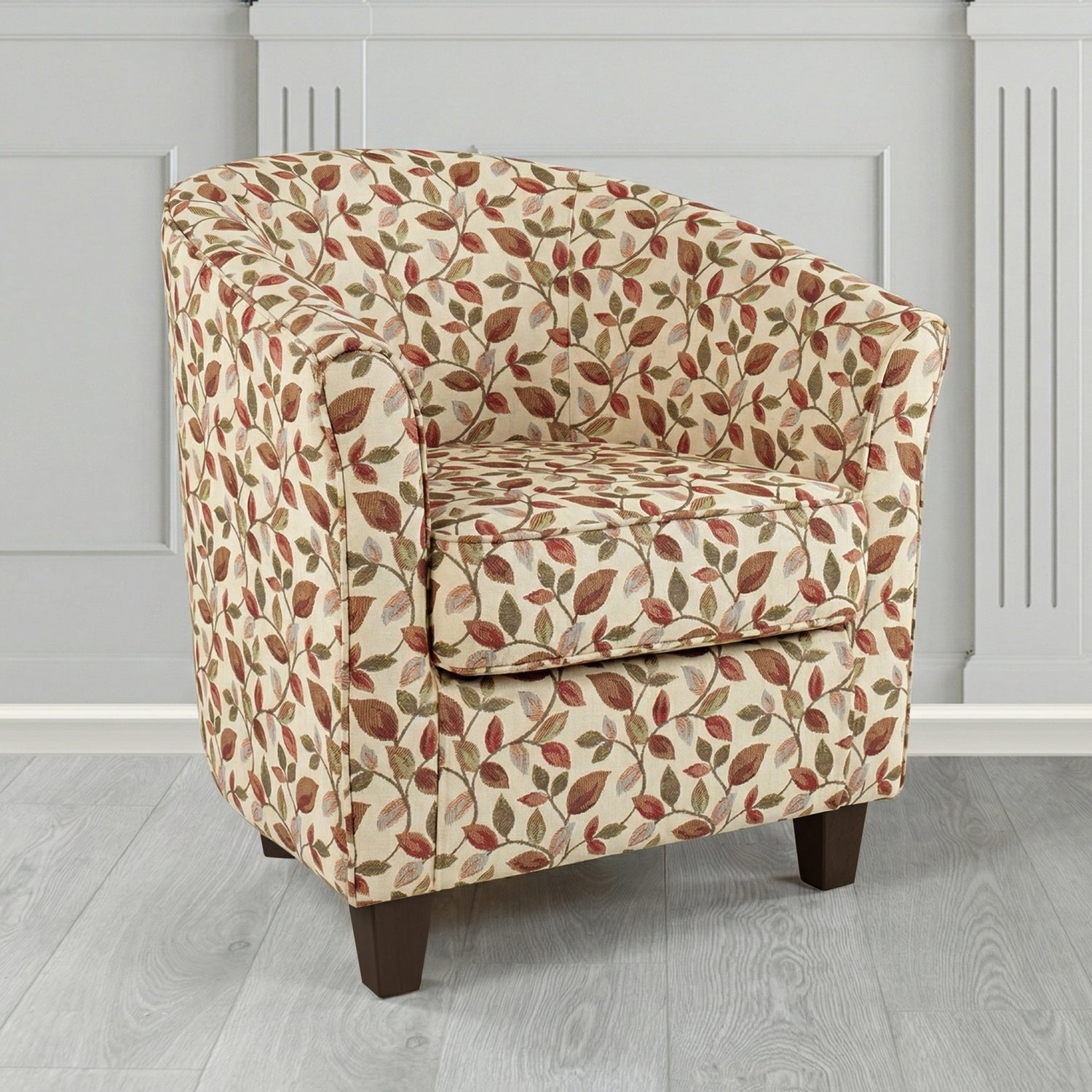 Devon Tub Chair in Porter and Stone Vercelli Floral Fabric