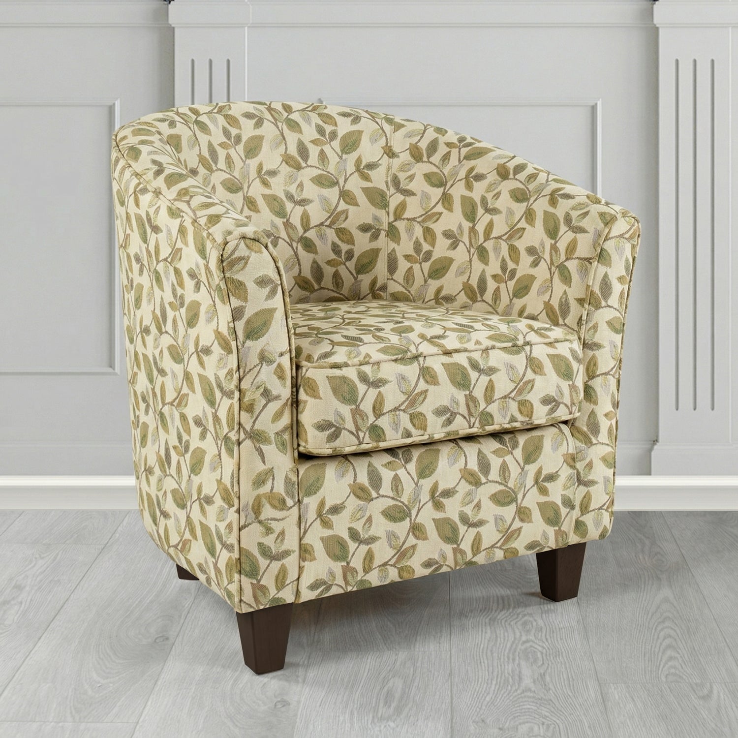 Devon Tub Chair in Porter and Stone Vercelli Floral Fabric