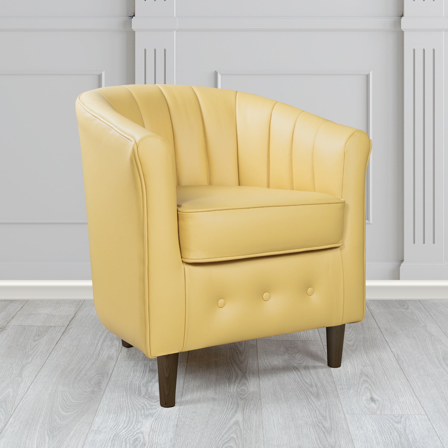 Doha Tub Chair in Shelly Crib 5 Genuine Leather