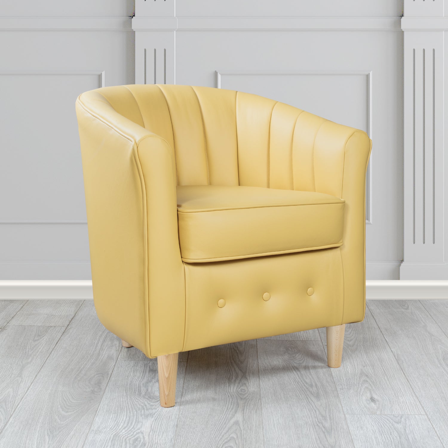 Doha Tub Chair in Shelly Crib 5 Genuine Leather