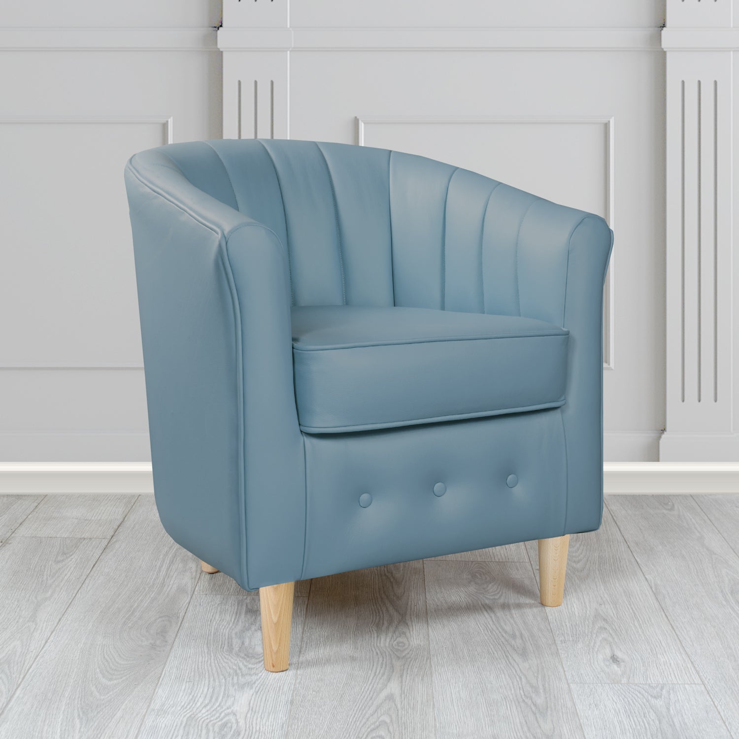 Doha Tub Chair in Shelly Crib 5 Genuine Leather