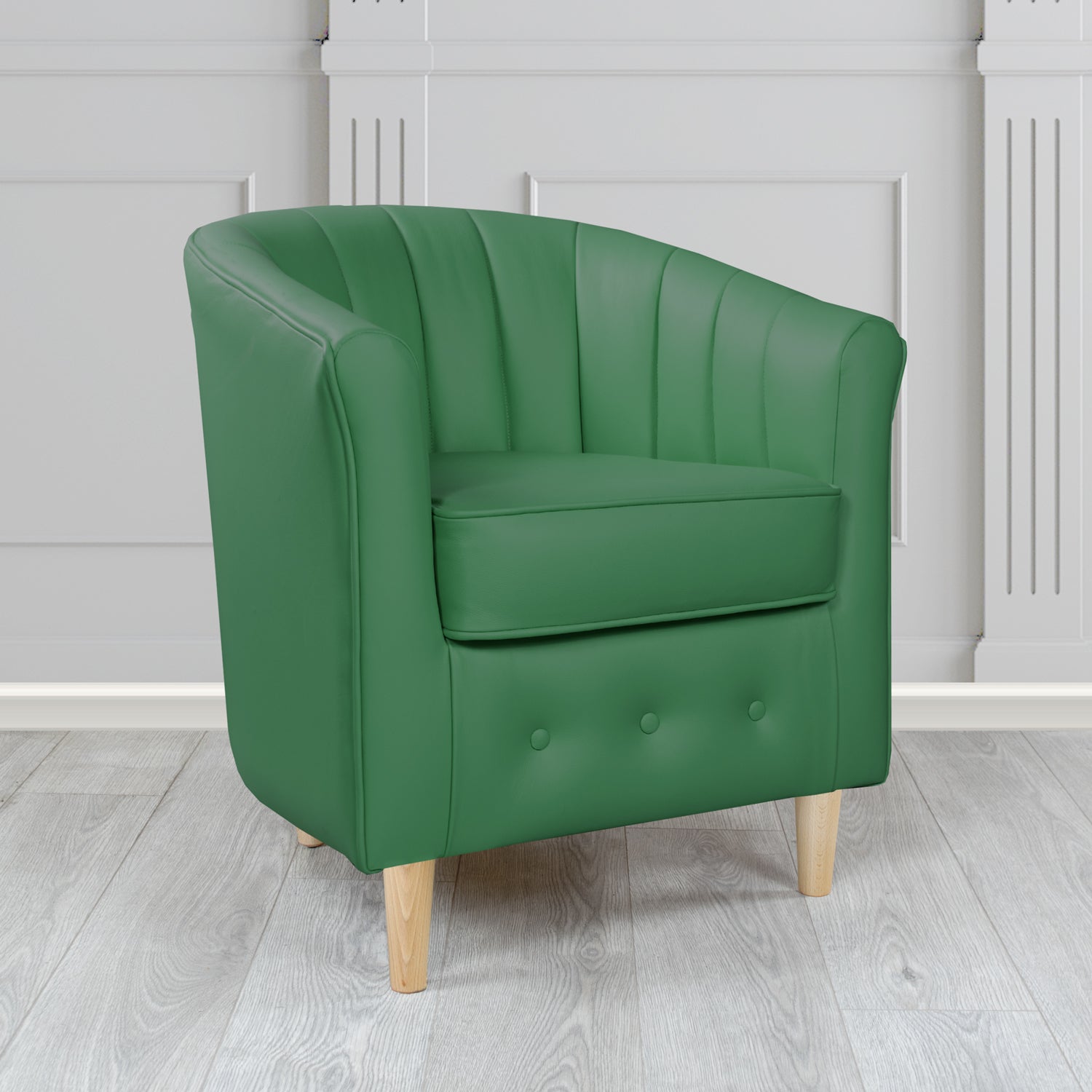 Doha Tub Chair in Shelly Crib 5 Genuine Leather