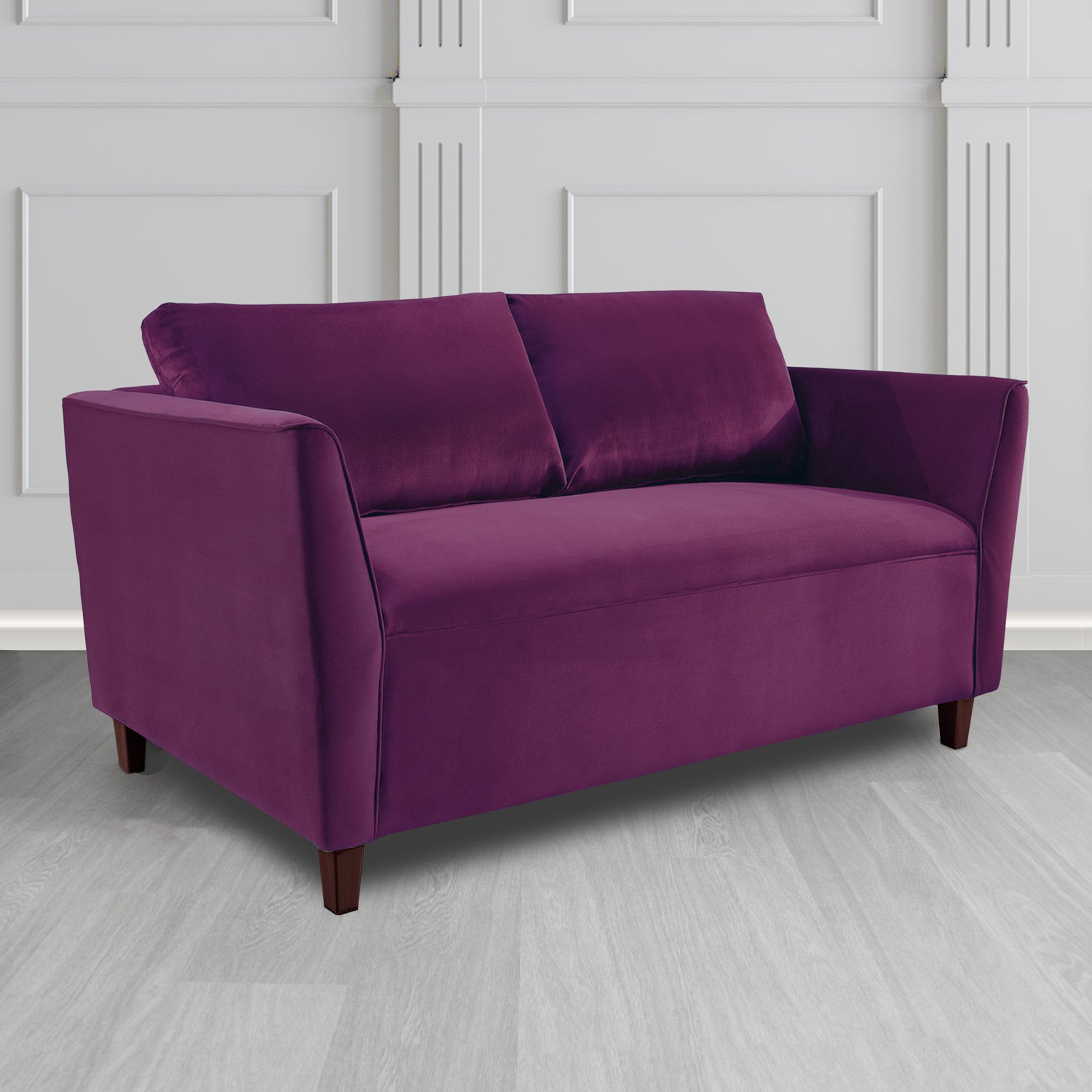 Ellie 2 Seater Sofa in Monaco Plush Velvet Fabric