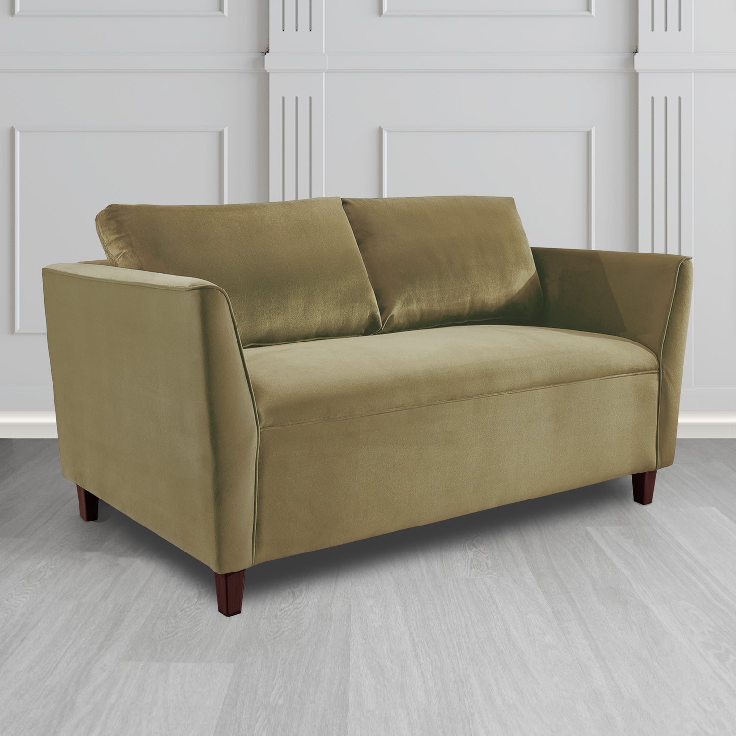 Ellie 2 Seater Sofa in Monaco Plush Velvet Fabric