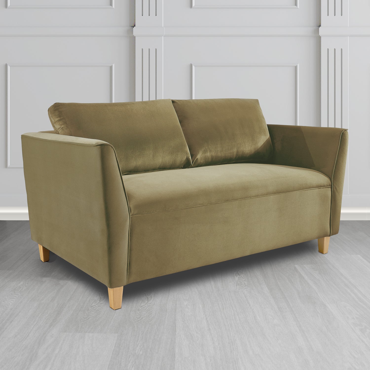 Ellie 2 Seater Sofa in Monaco Plush Velvet Fabric