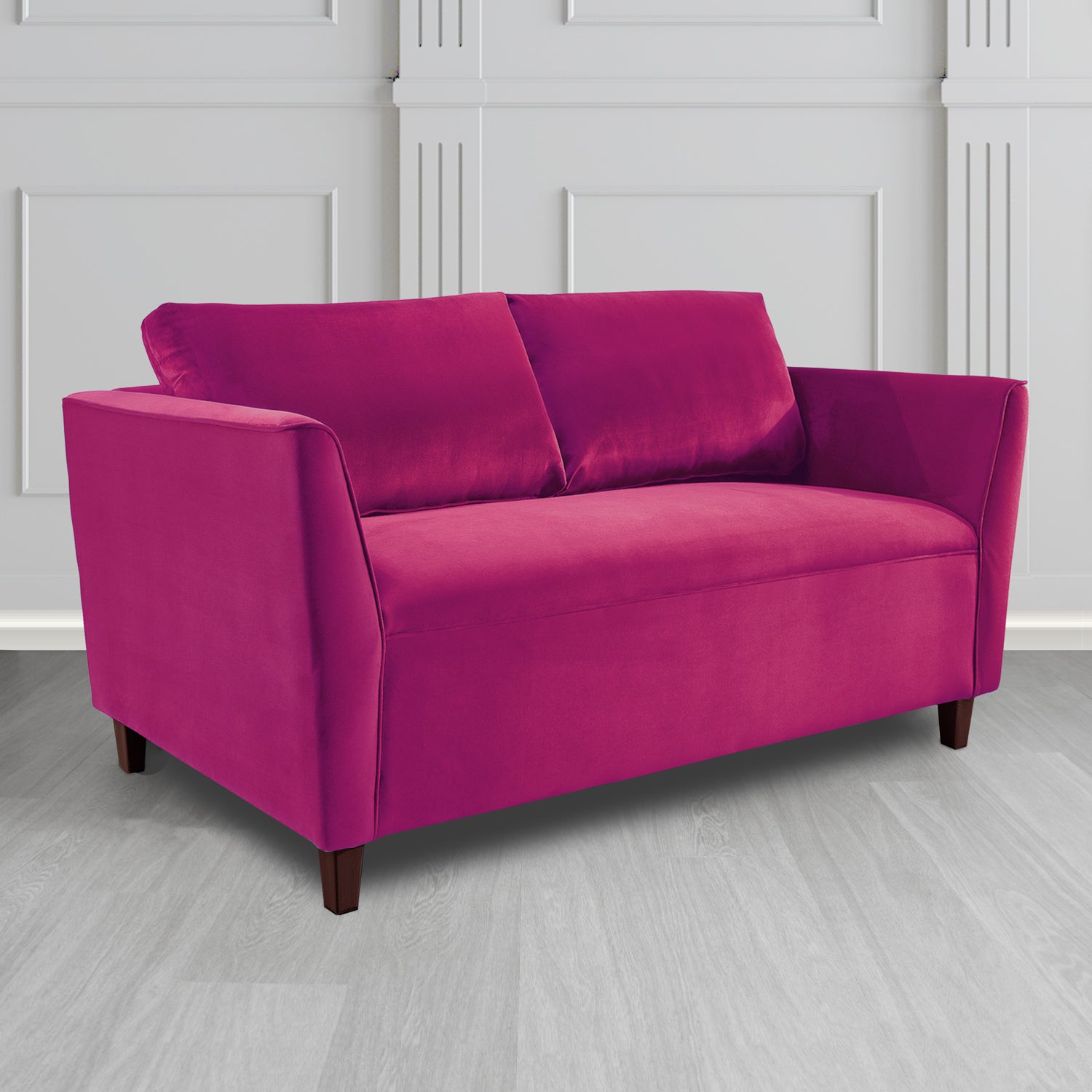 Ellie 2 Seater Sofa in Monaco Plush Velvet Fabric