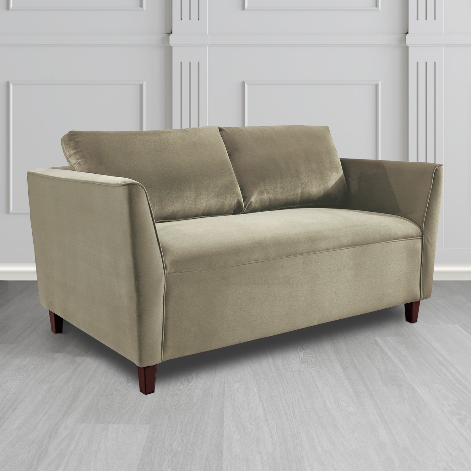 Ellie 2 Seater Sofa in Monaco Plush Velvet Fabric