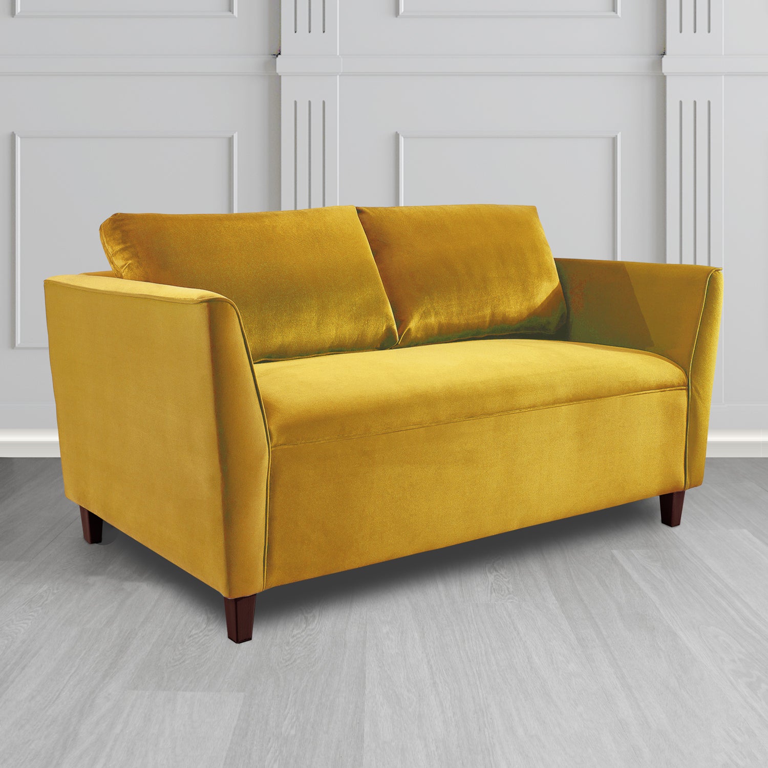 Ellie 2 Seater Sofa in Monaco Plush Velvet Fabric