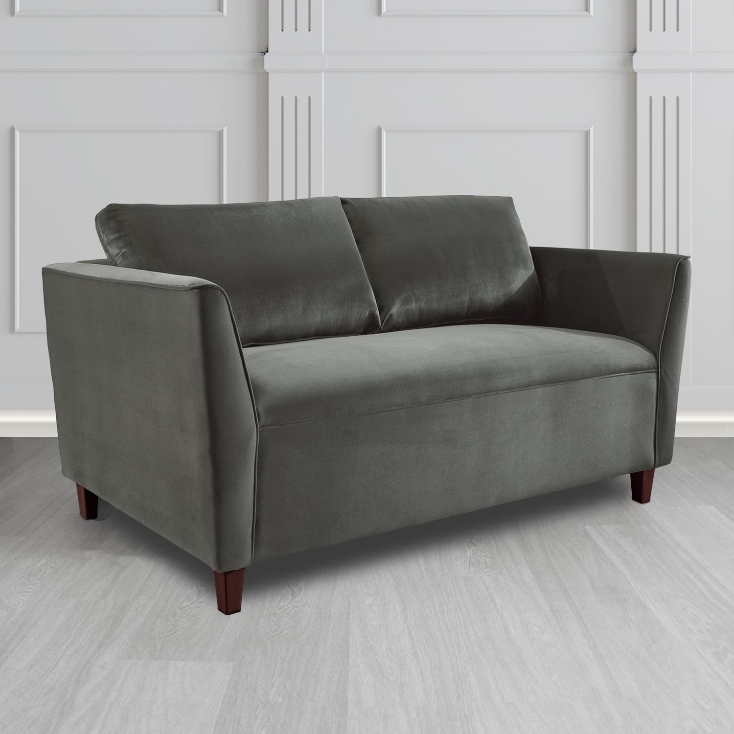 Ellie 2 Seater Sofa in Monaco Plush Velvet Fabric