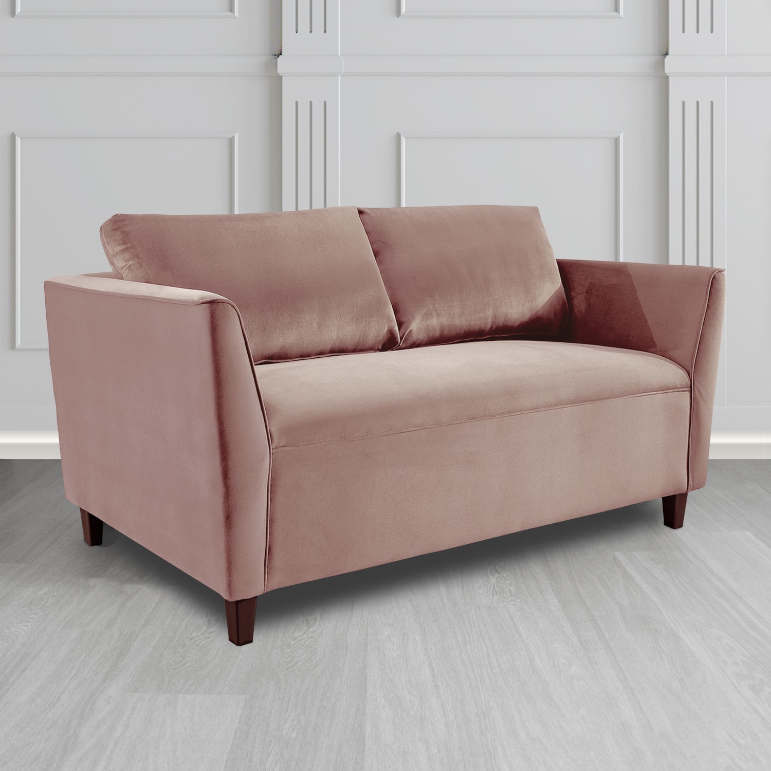Ellie 2 Seater Sofa in Monaco Plush Velvet Fabric