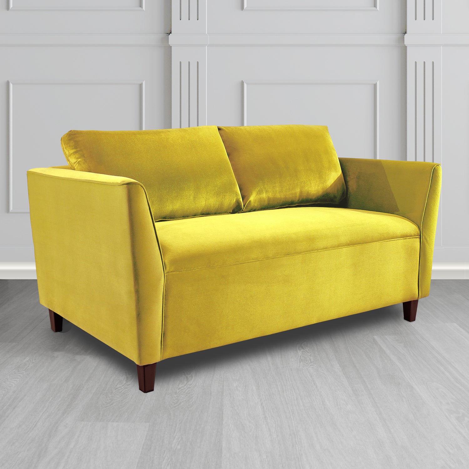 Ellie 2 Seater Sofa in Monaco Plush Velvet Fabric