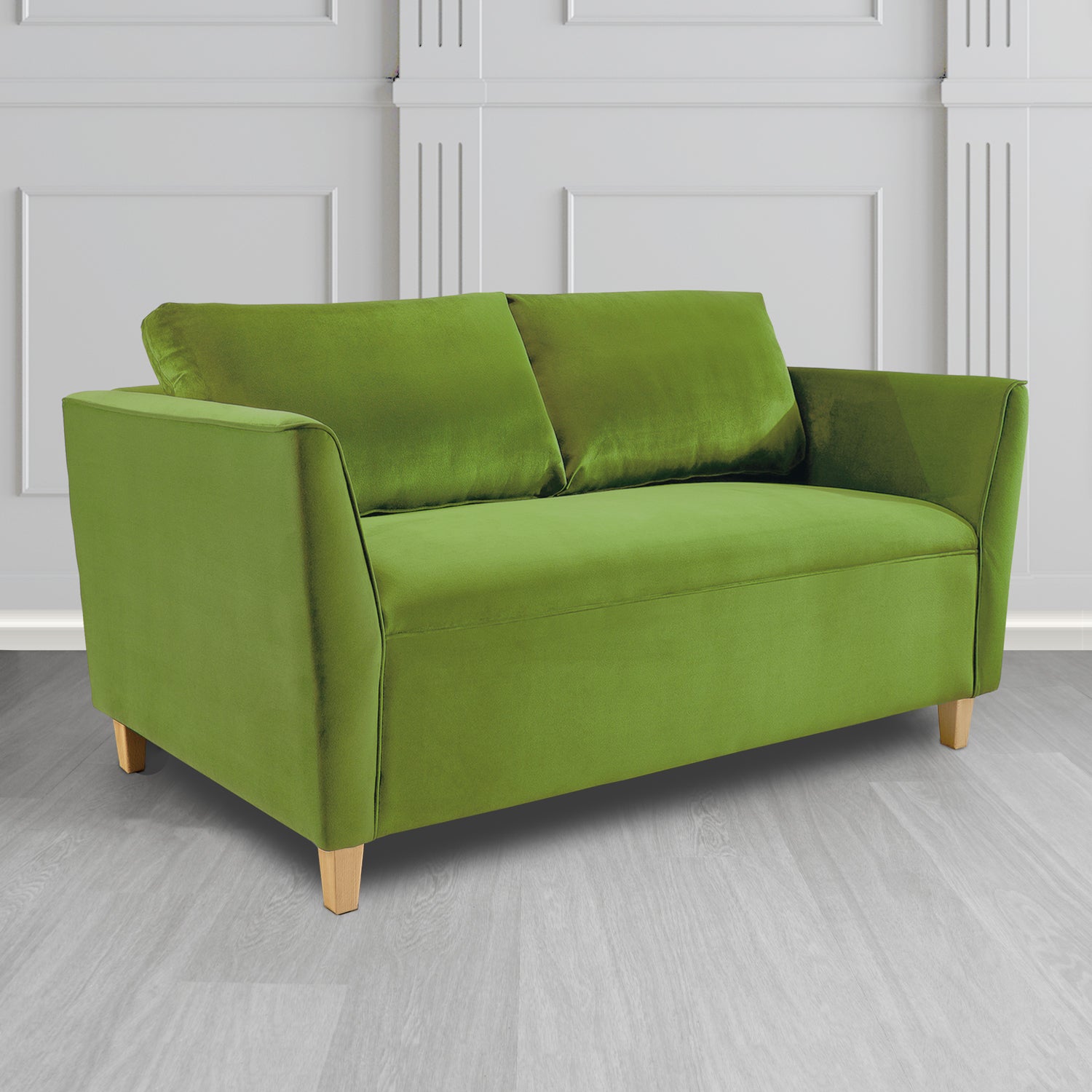 Ellie 2 Seater Sofa in Monaco Plush Velvet Fabric