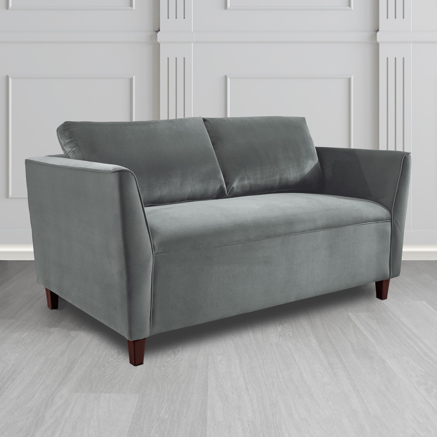Ellie 2 Seater Sofa in Monaco Plush Velvet Fabric