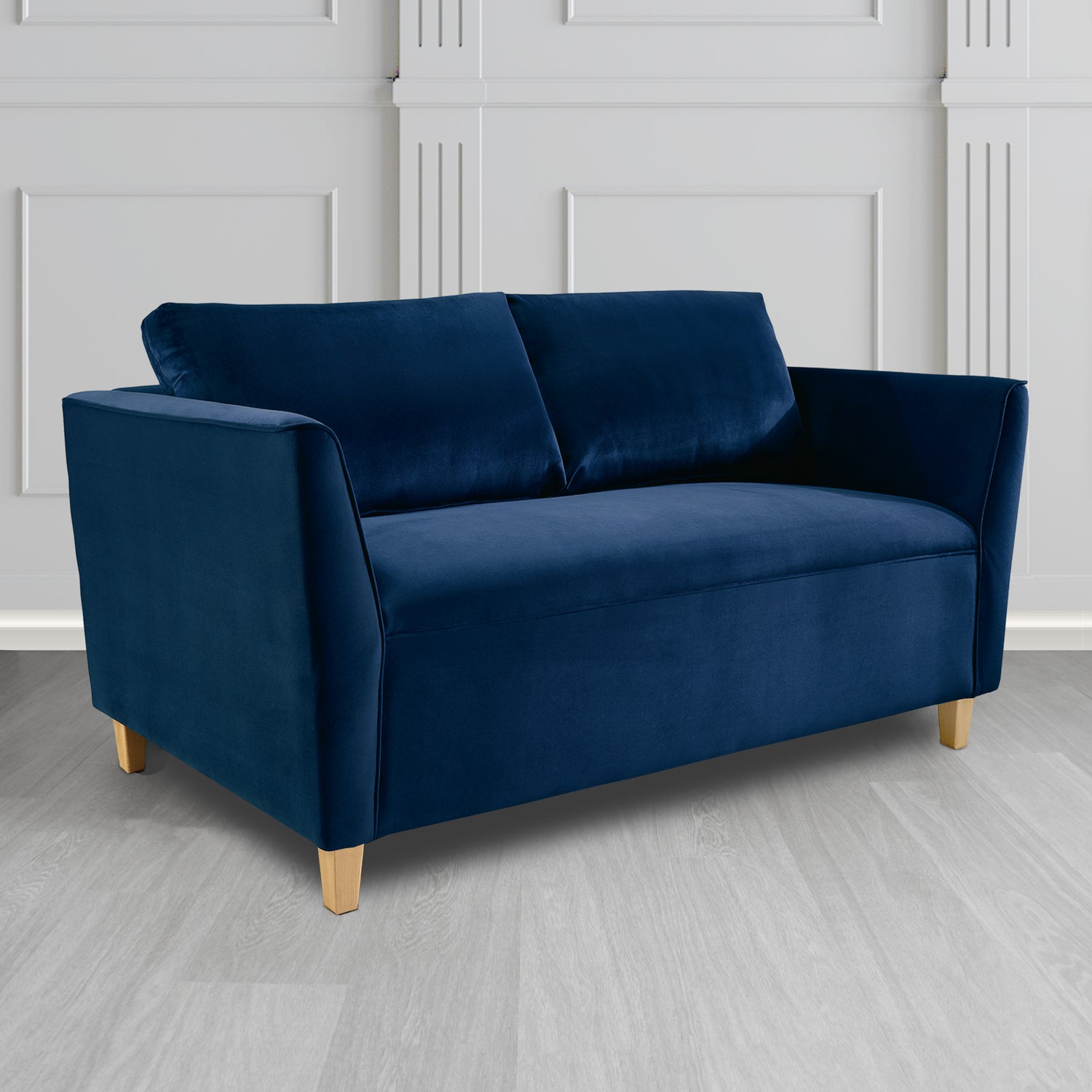 Ellie 2 Seater Sofa in Monaco Plush Velvet Fabric