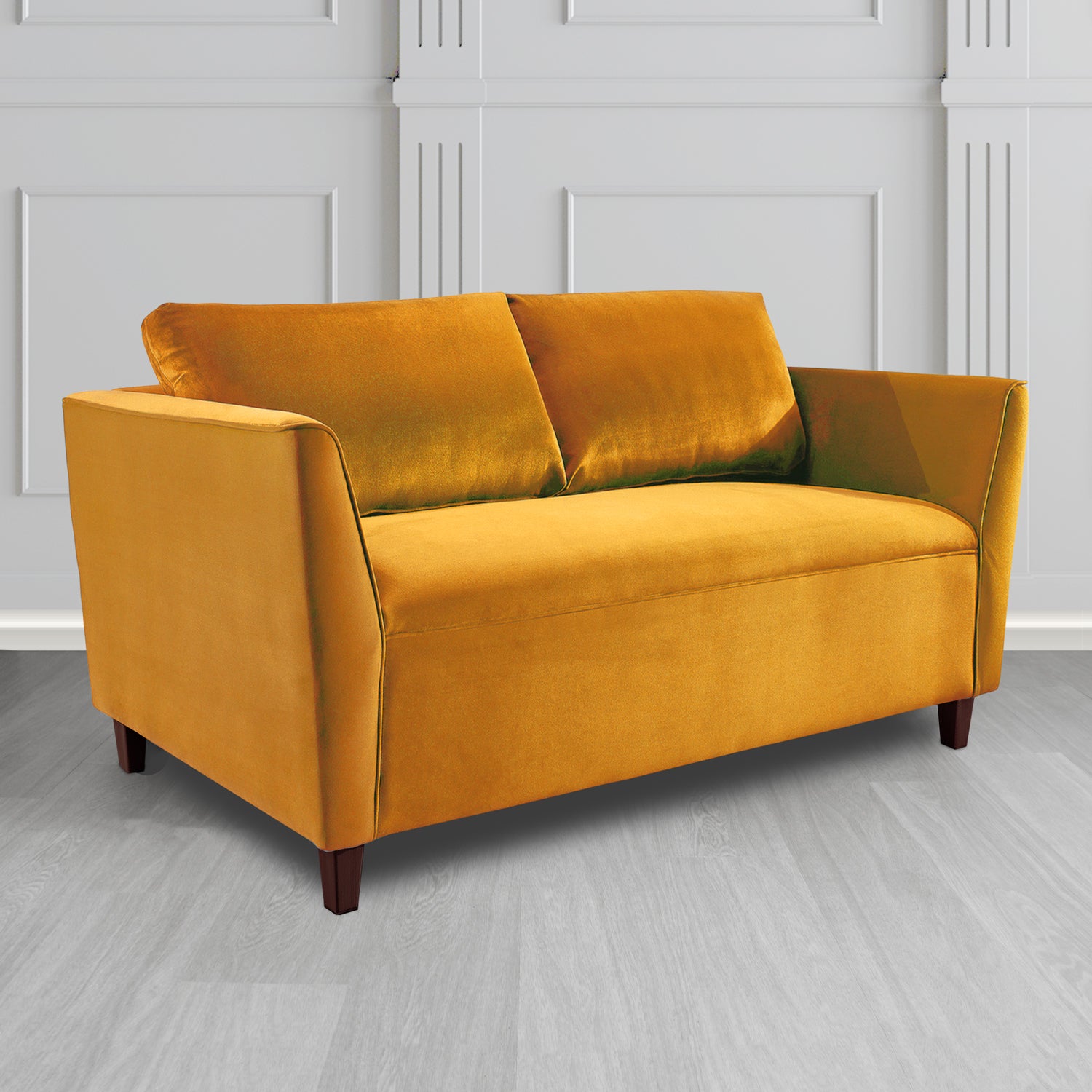 Ellie 2 Seater Sofa in Monaco Plush Velvet Fabric