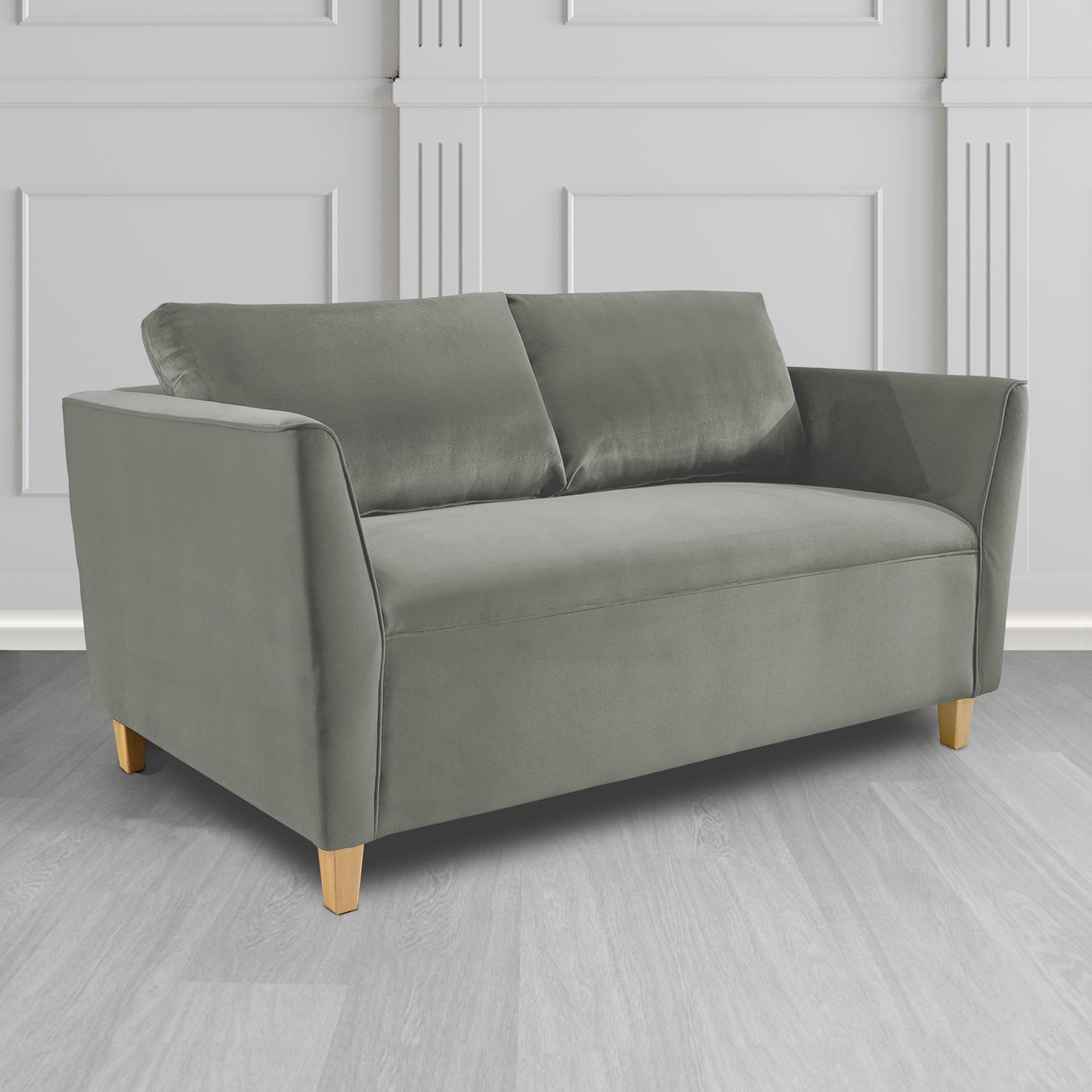 Ellie 2 Seater Sofa in Monaco Plush Velvet Fabric