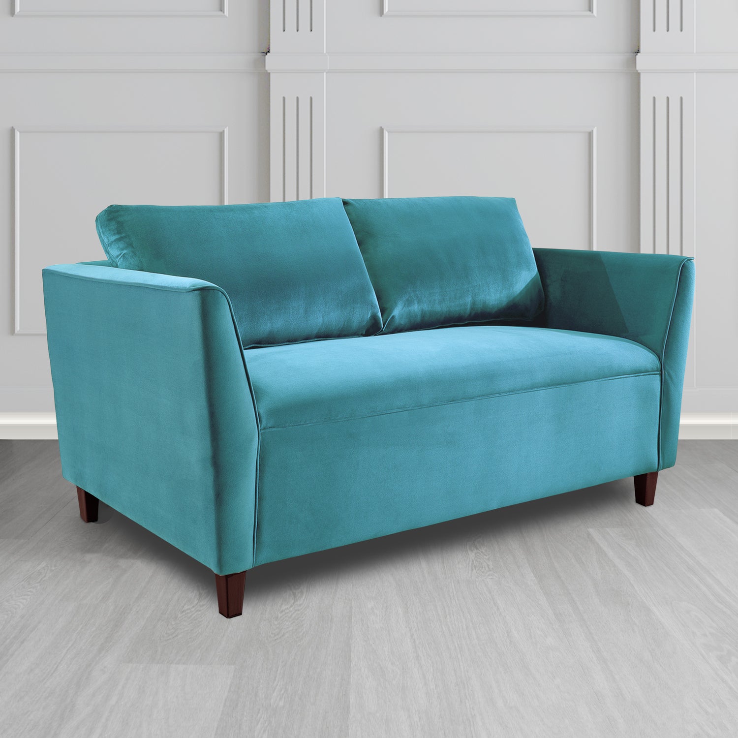 Ellie 2 Seater Sofa in Monaco Plush Velvet Fabric