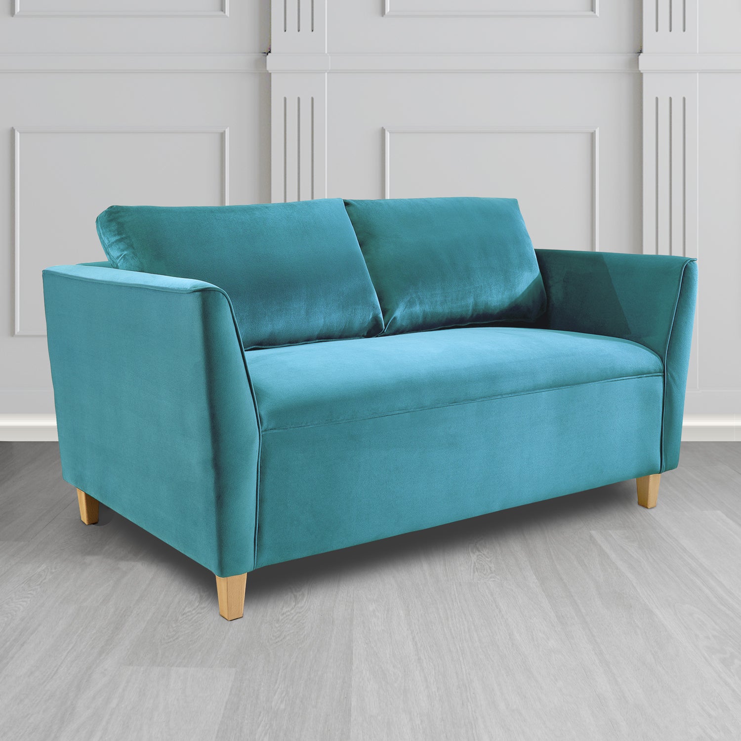 Ellie 2 Seater Sofa in Monaco Plush Velvet Fabric