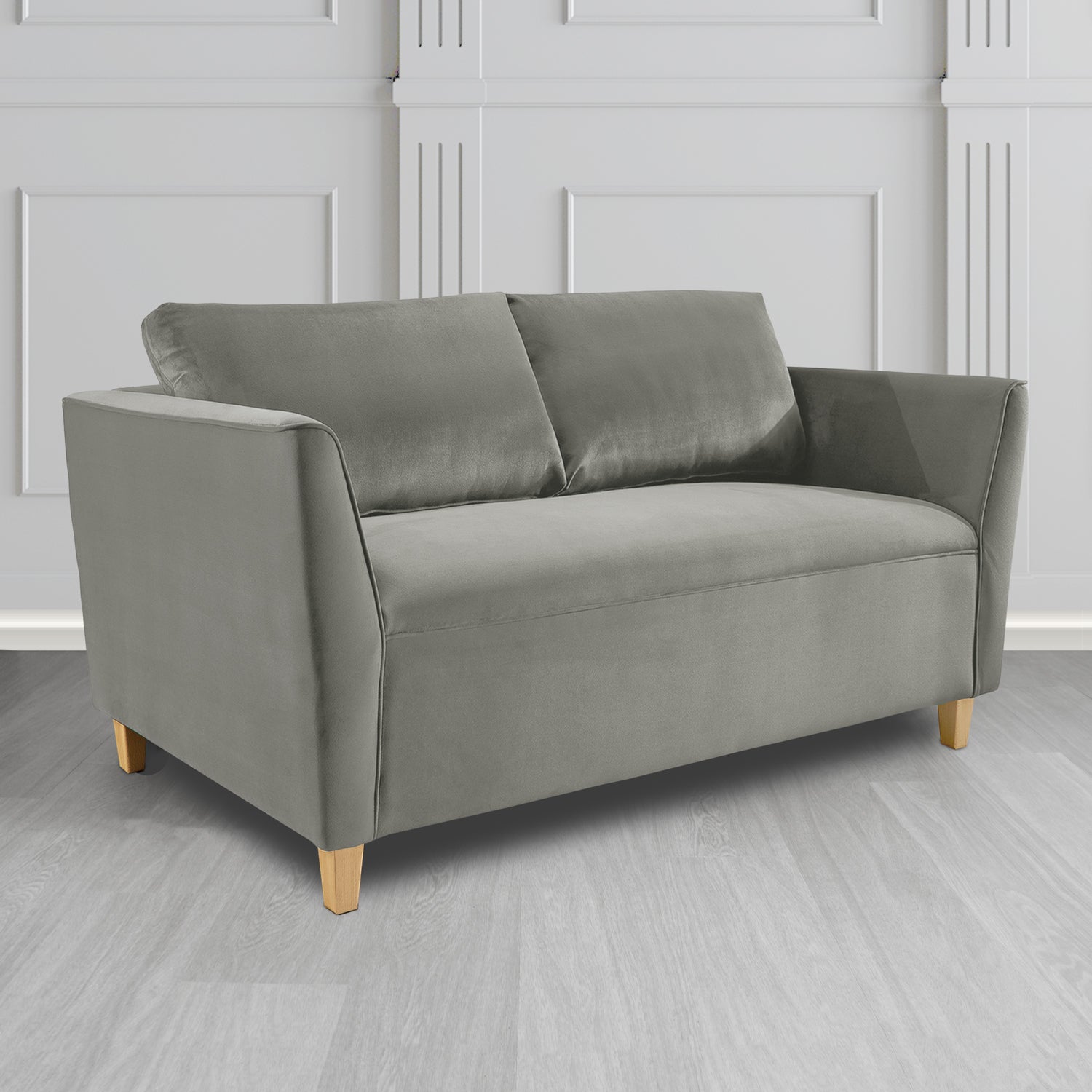 Ellie 2 Seater Sofa in Monaco Plush Velvet Fabric