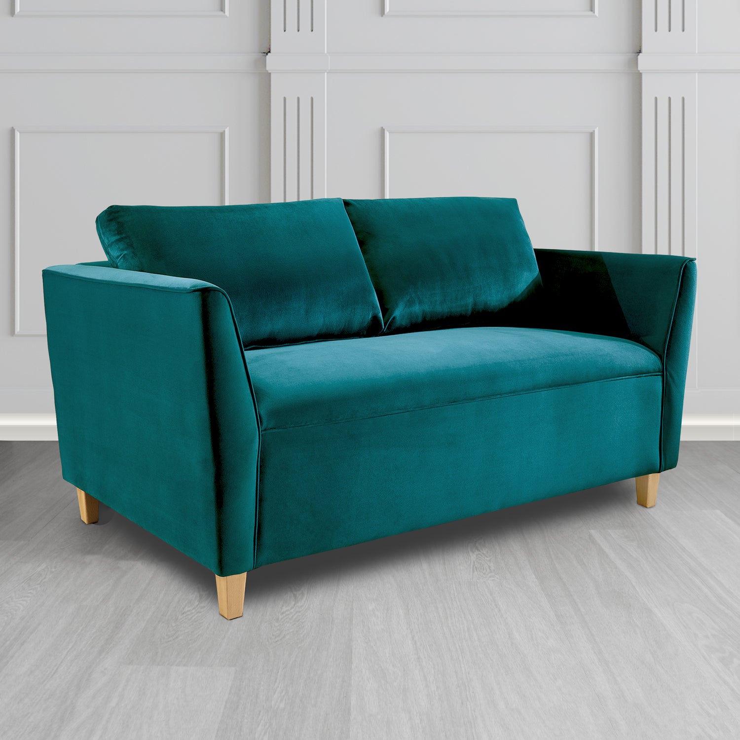 Ellie 2 Seater Sofa in Monaco Plush Velvet Fabric