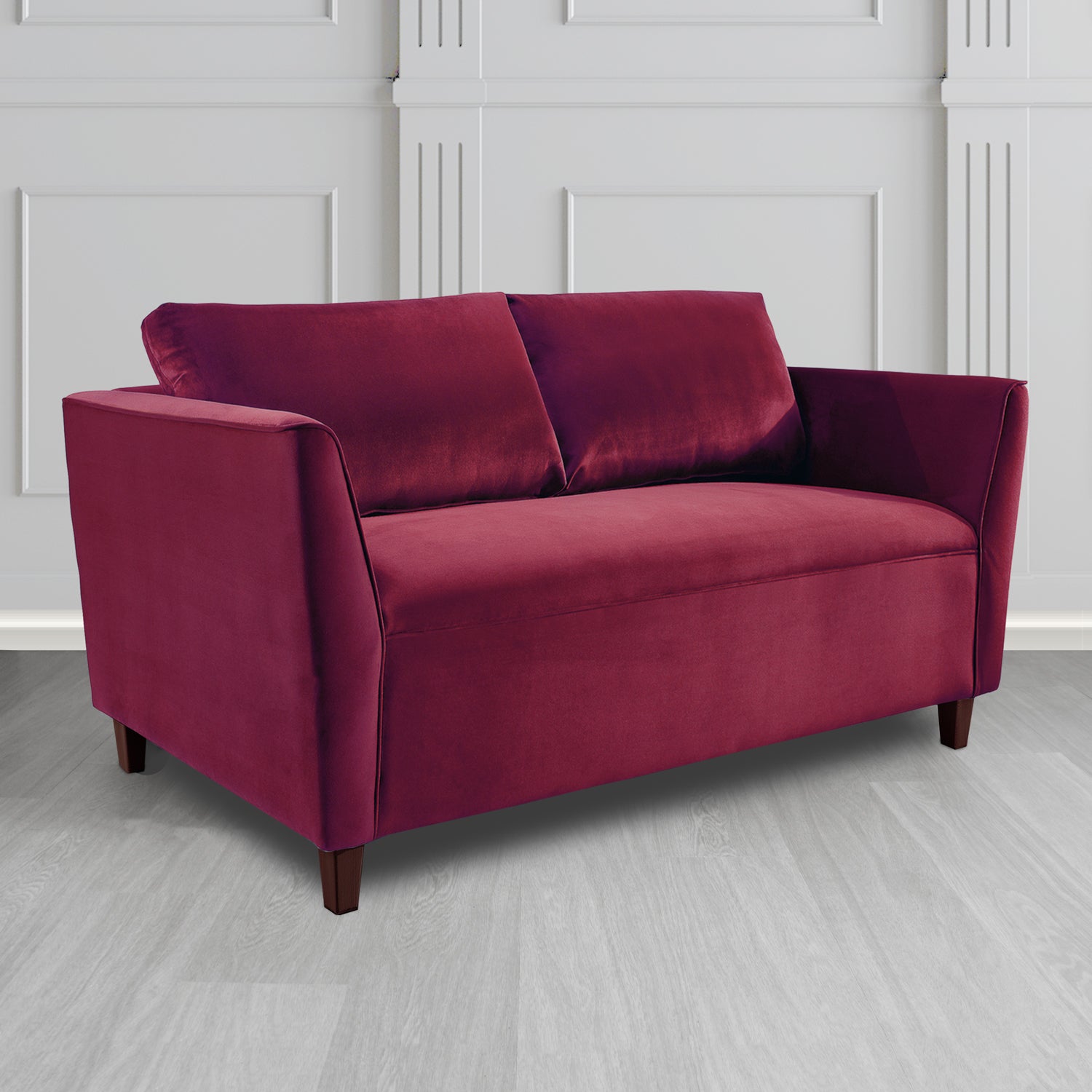 Ellie 2 Seater Sofa in Monaco Plush Velvet Fabric